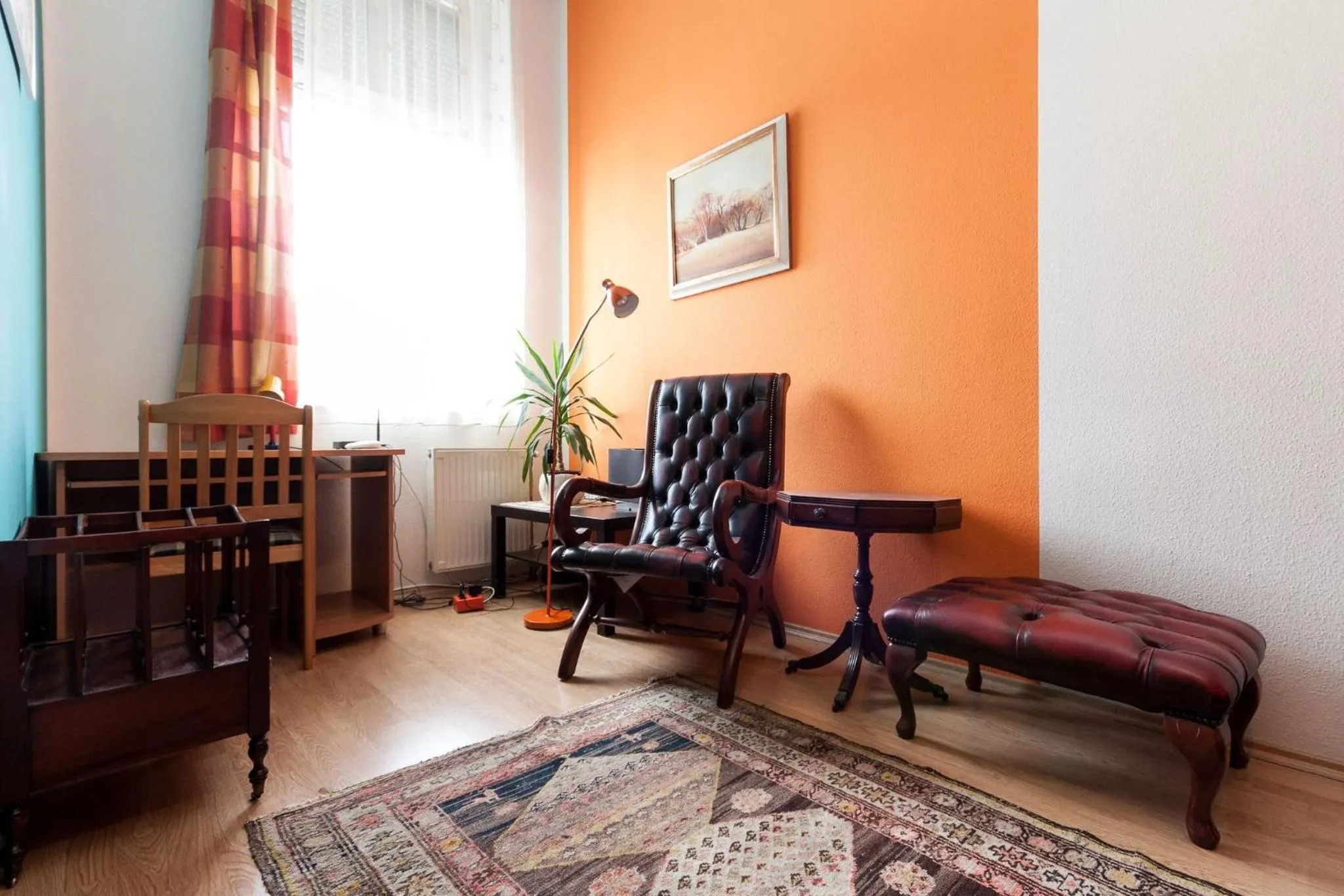 Living room in Vibrant 3 Bedroom Apartment In The Pulsing Heart Of Budapest