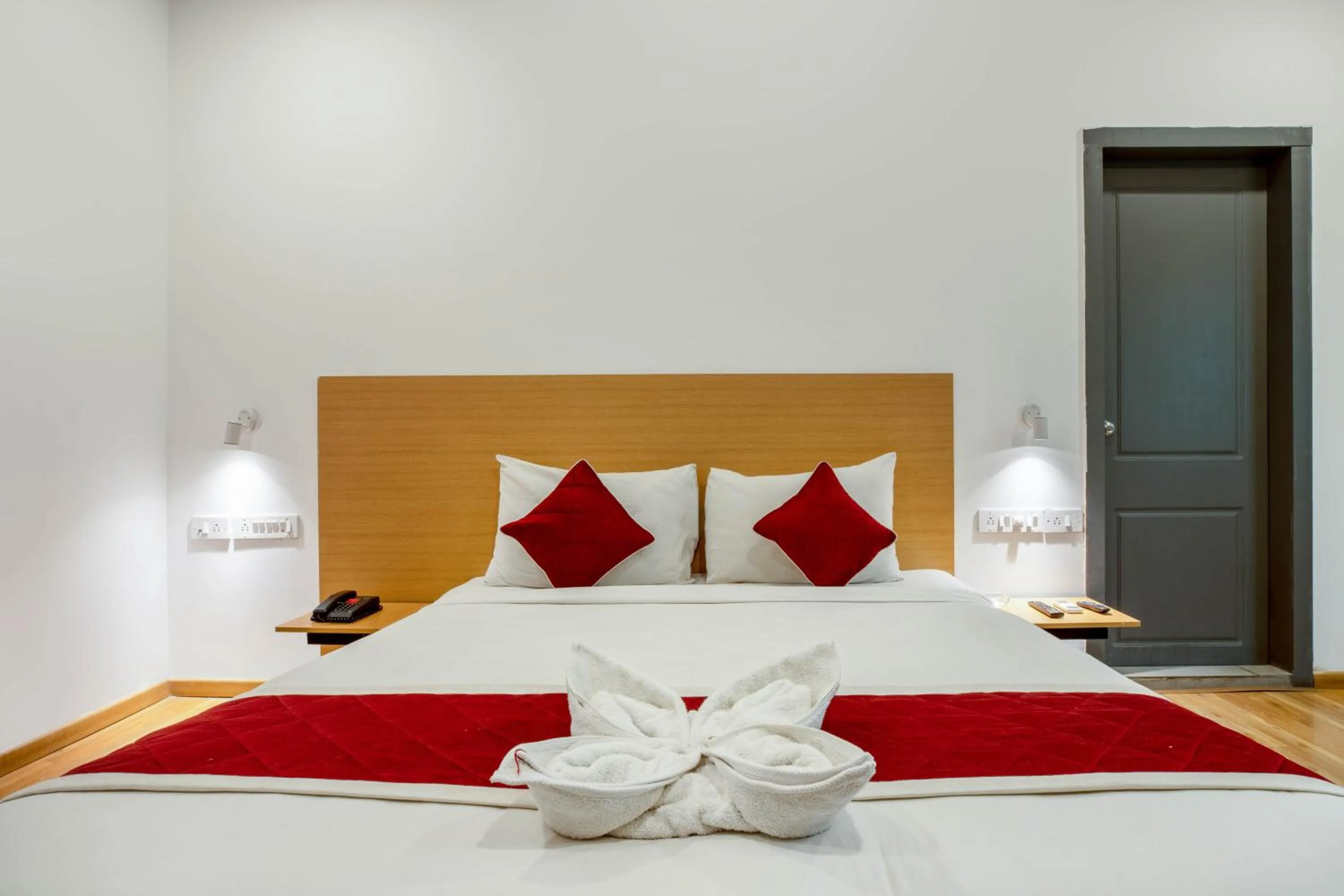 Bed in Alchemy Suites