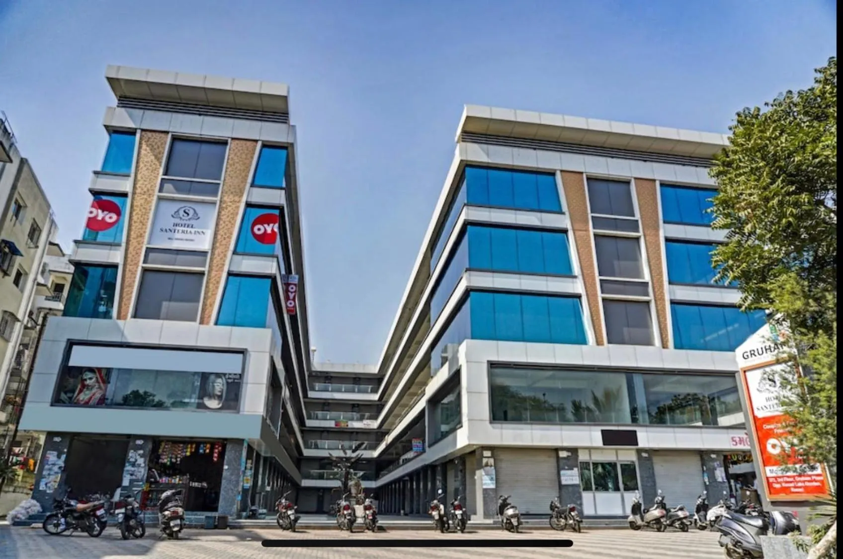 Property building in Hotel Santeria Inn, Best Luxurious Hotel AC Rooms In Surat