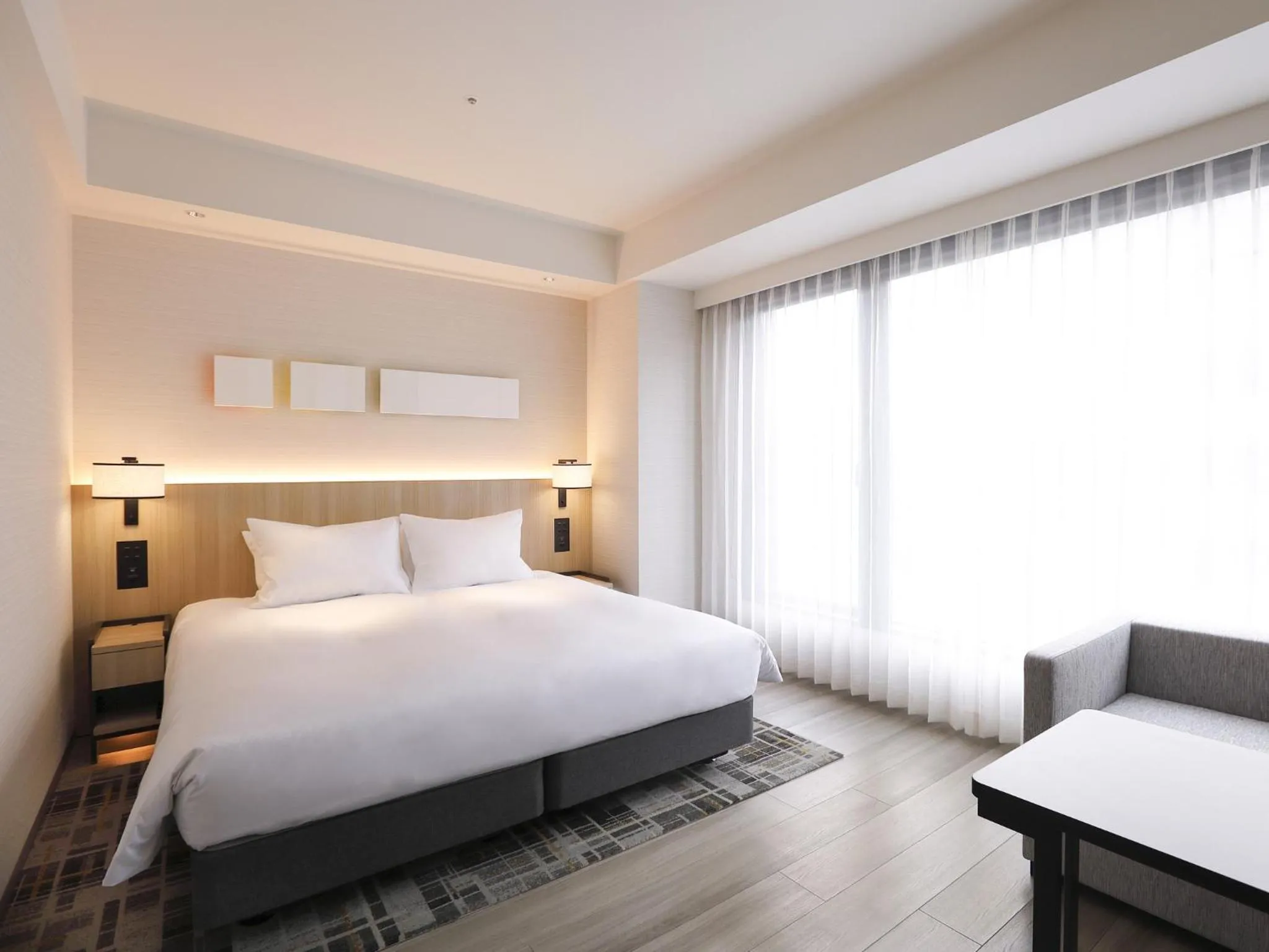 Photo of the whole room, Bed in Hyatt Place Kyoto