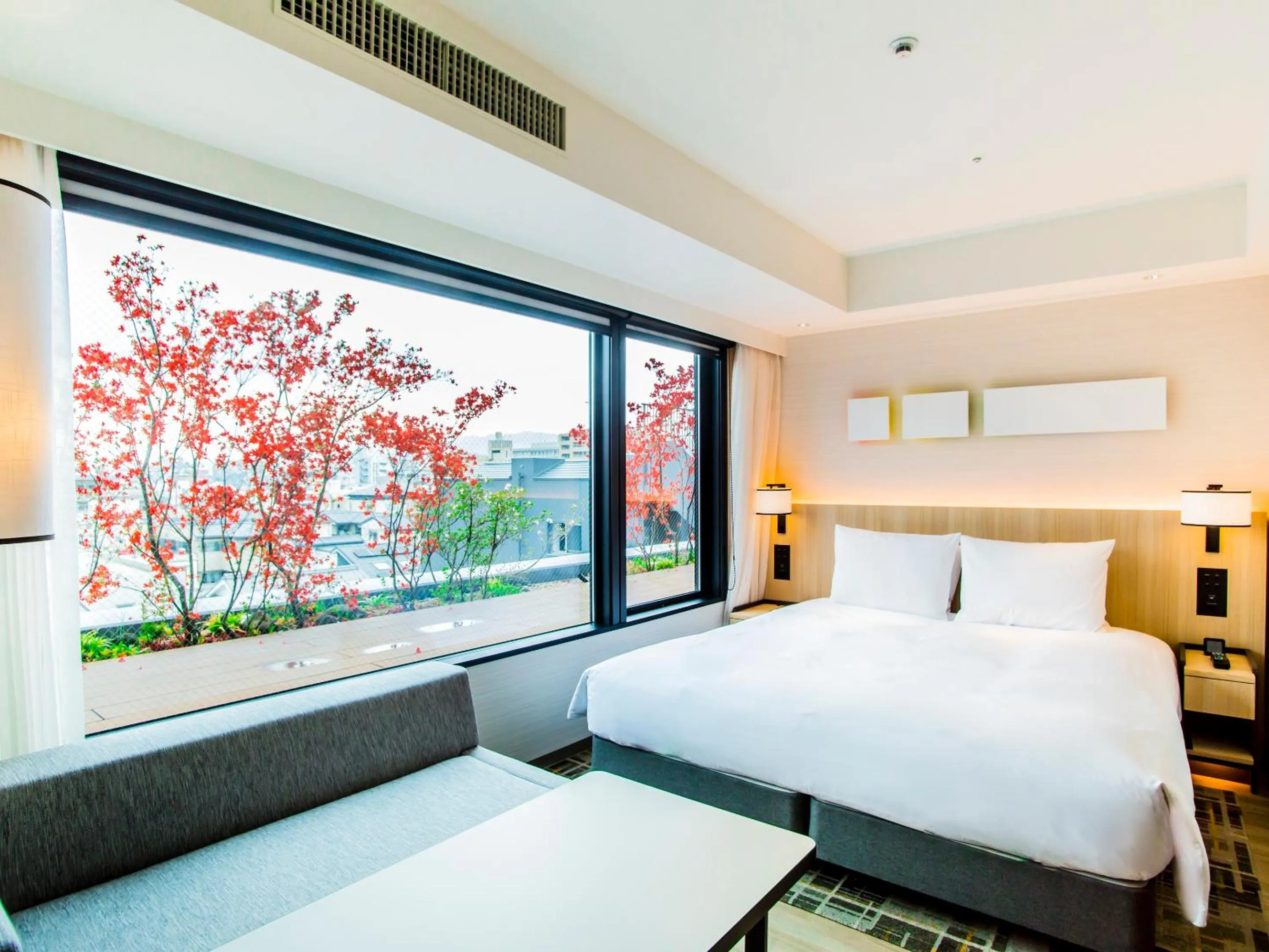 Photo of the whole room, Bed in Hyatt Place Kyoto