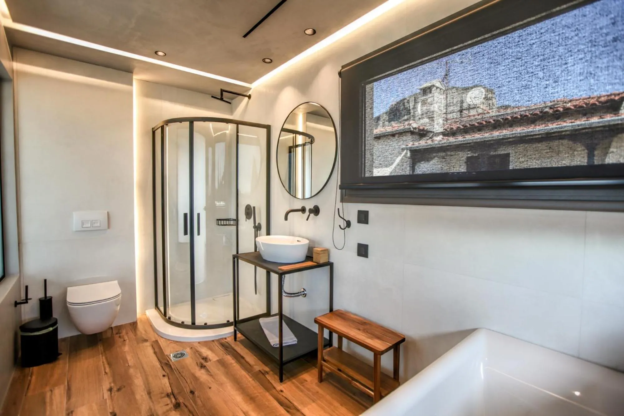 Bathroom in Meteora Heaven and Earth premium suites - Adults Friendly