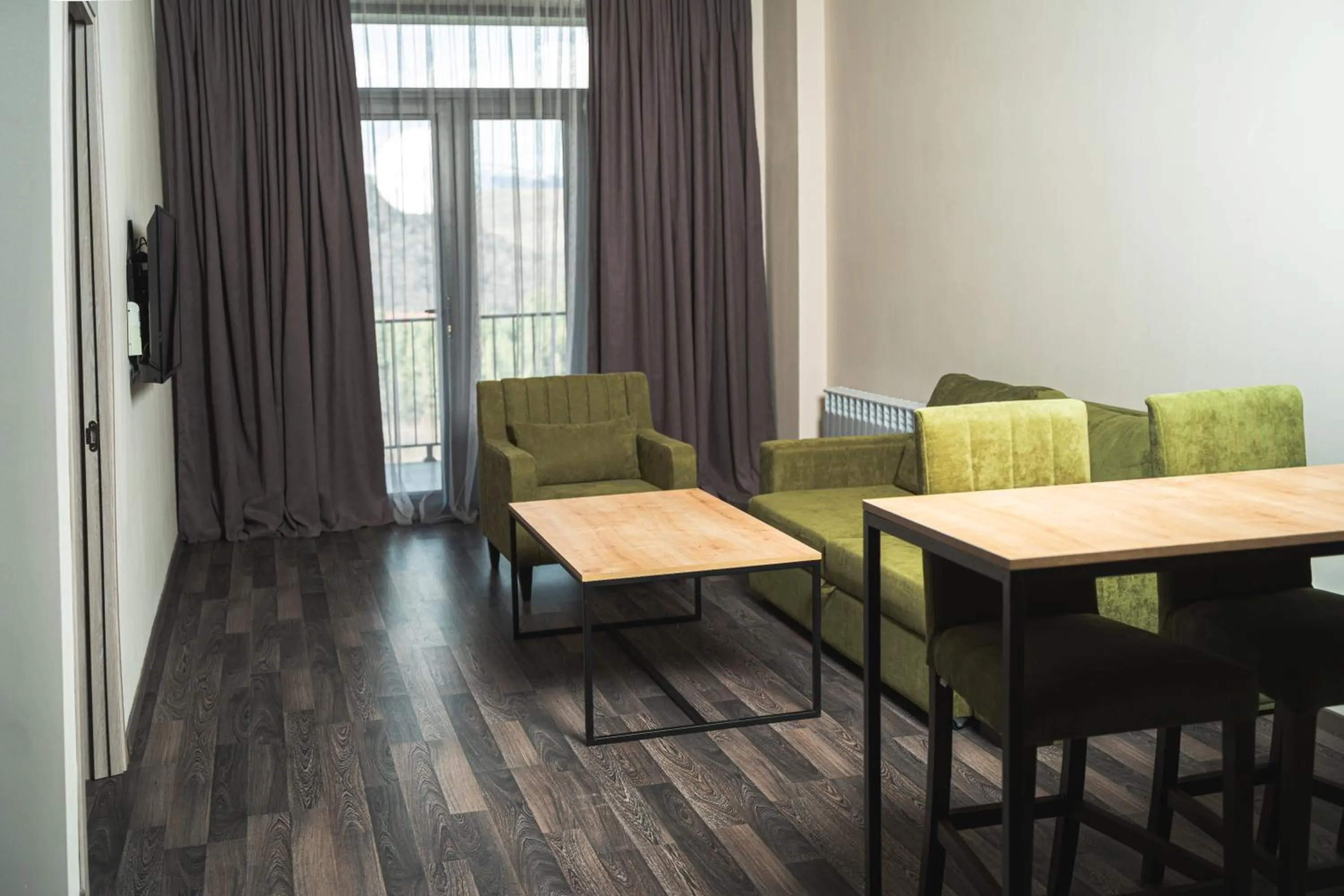 Seating area in Forest Apartments Hotel