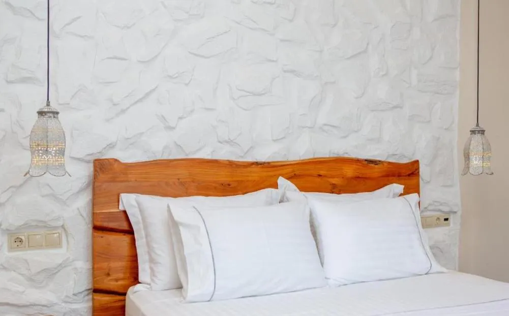 Bed in Ampelos Residence Naxos