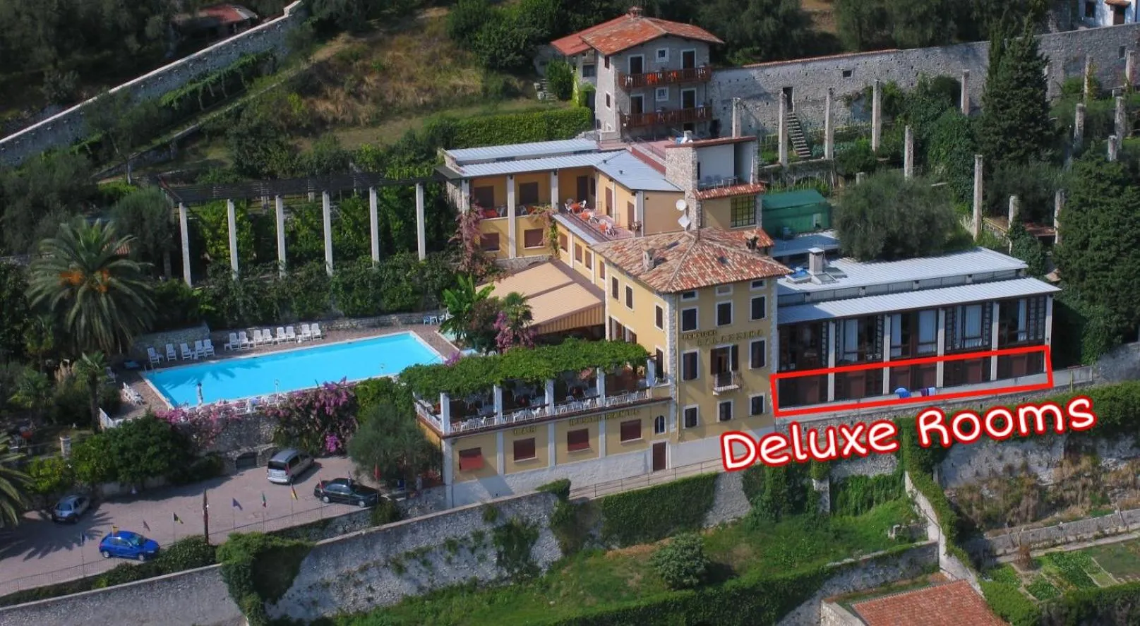 Bird's eye view in Hotel Palazzina