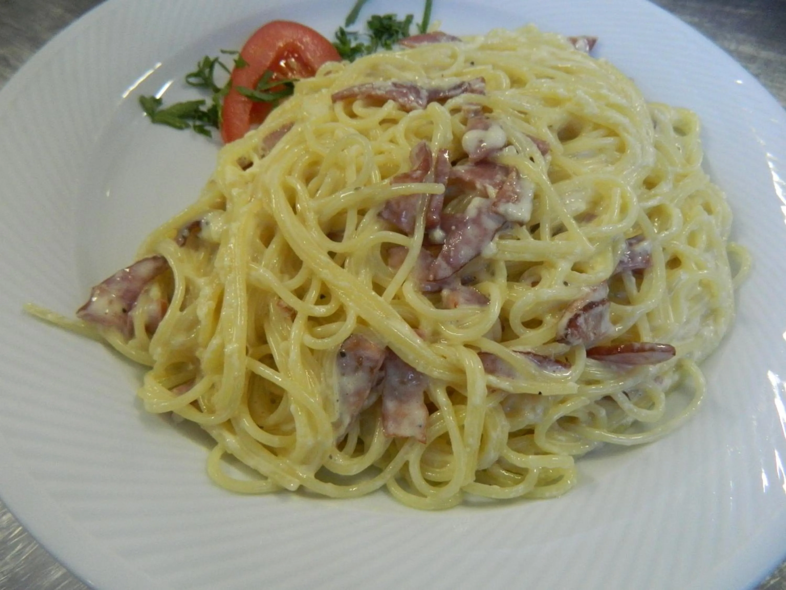 Food close-up in Hotel Palazzina