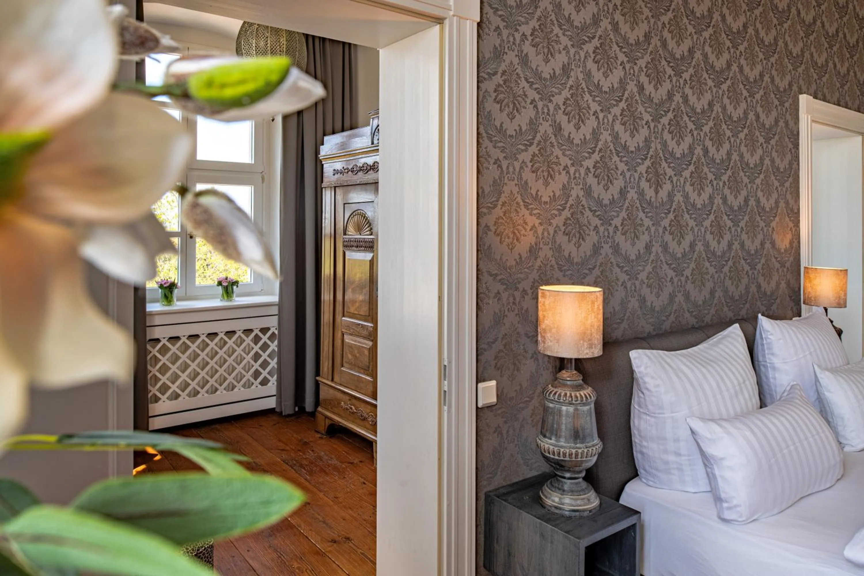 Photo of the whole room, Bed in Hotel Schloss Rattey