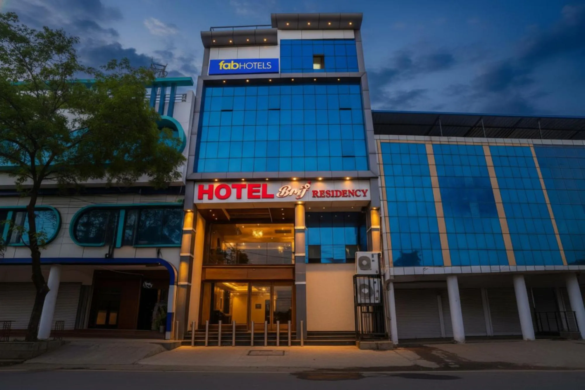 Property building in FabHotel Brij Residency