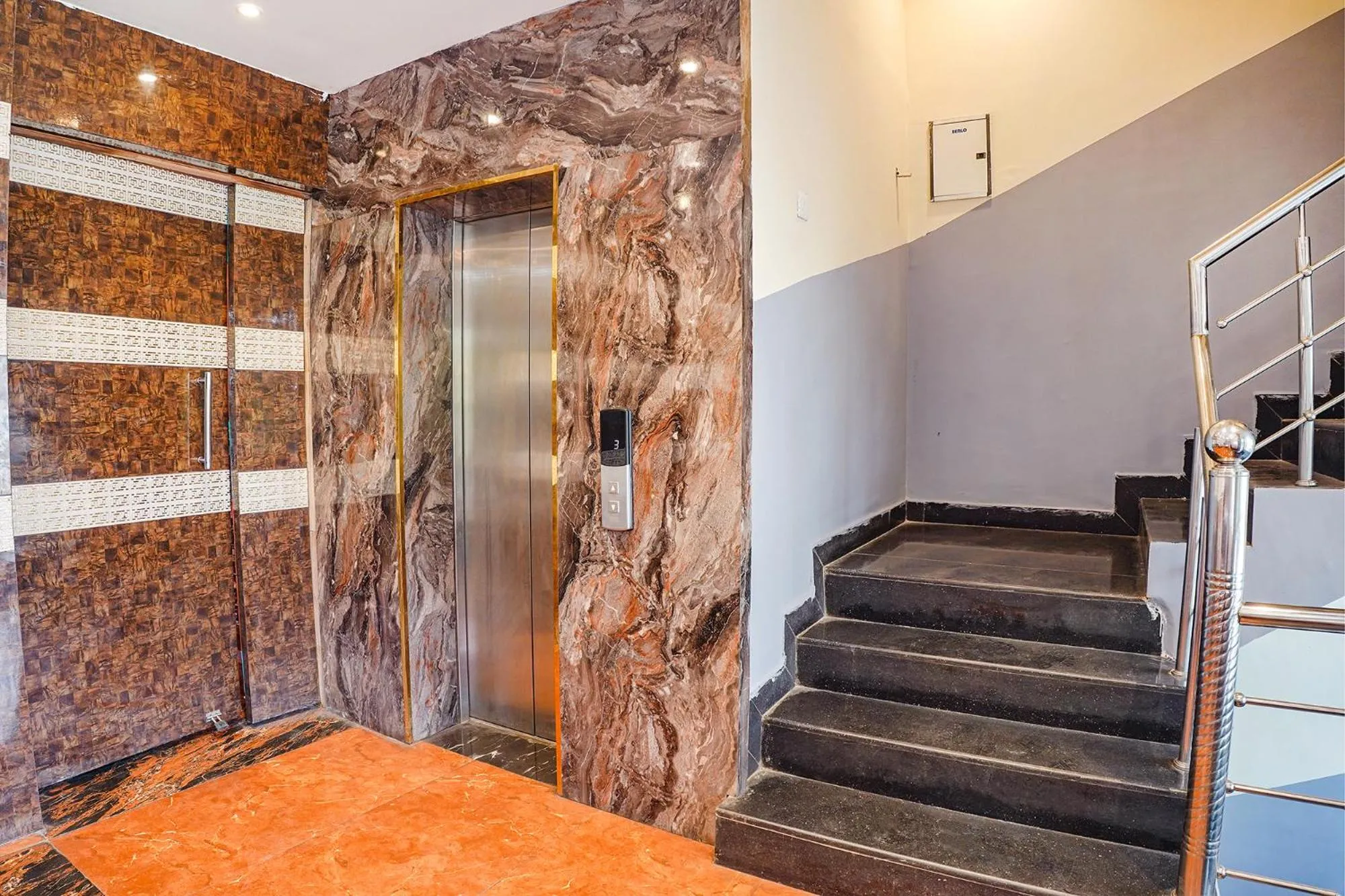 elevator in FabHotel Brij Residency