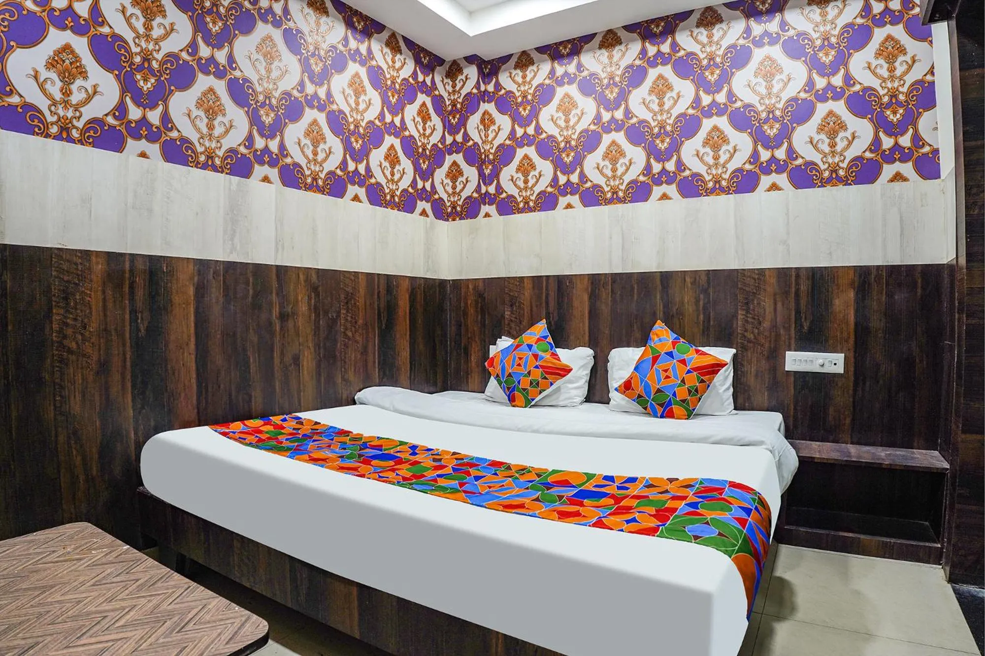 Bed in FabHotel Brij Residency