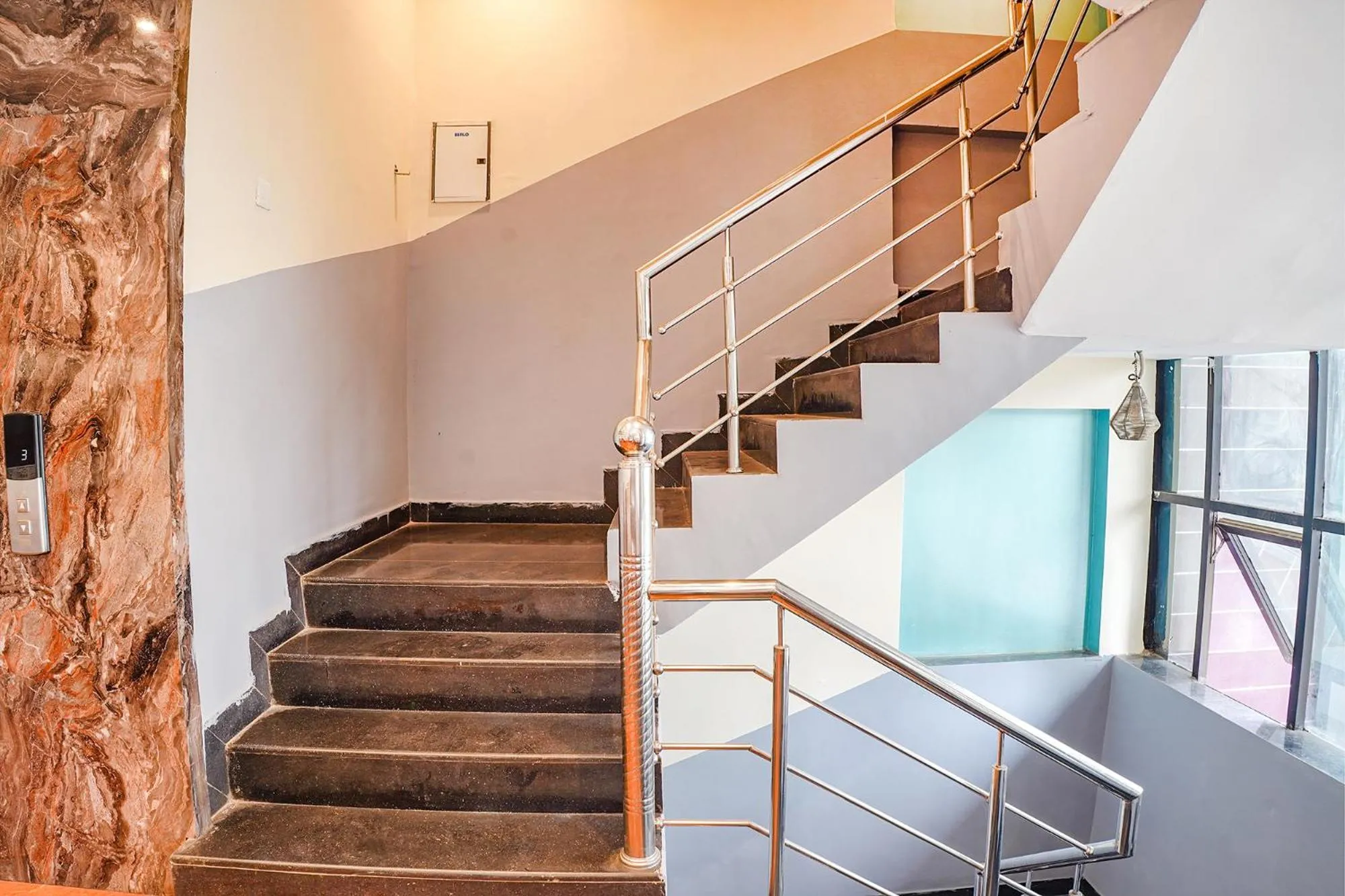 Lobby or reception in FabHotel Brij Residency