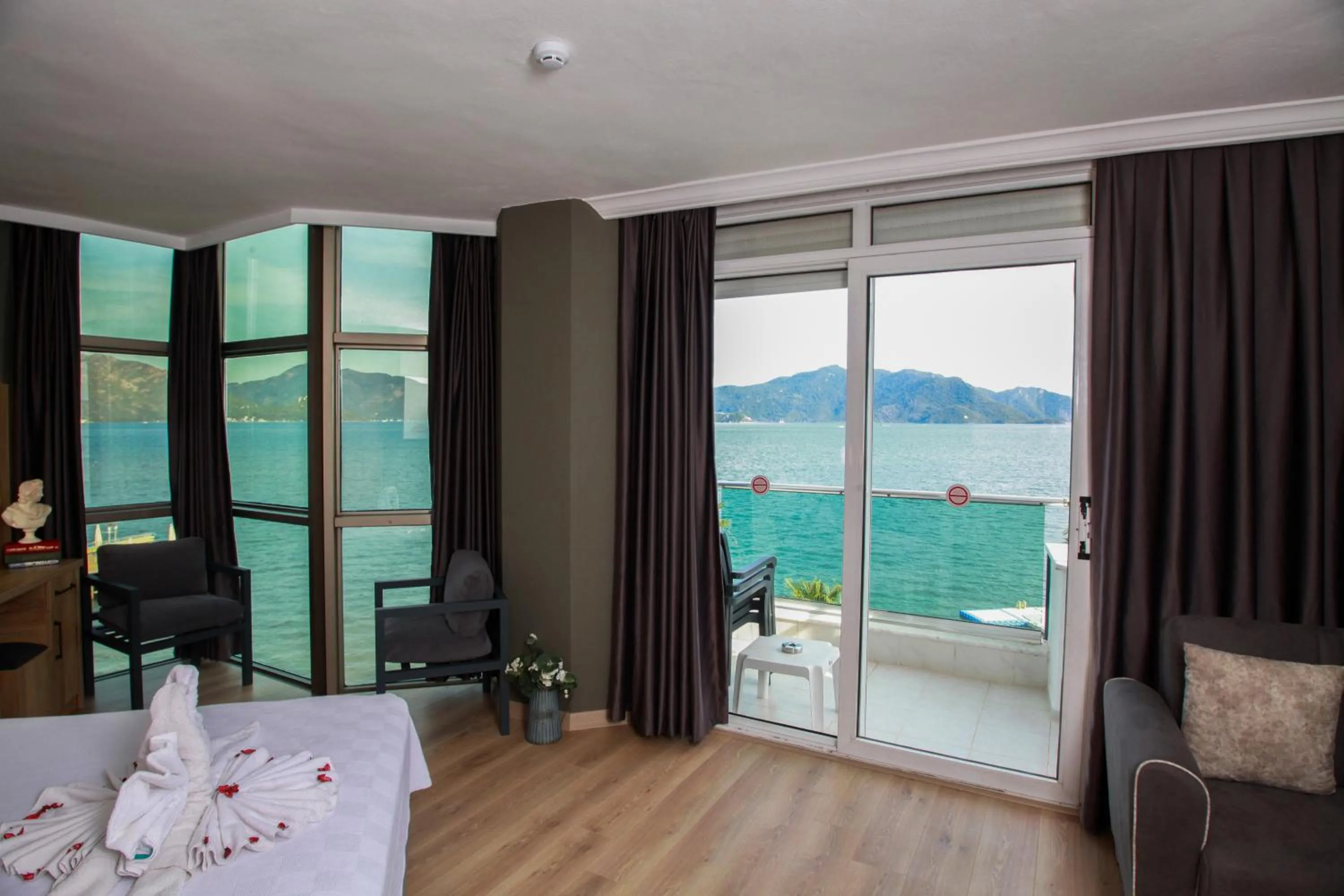 View (from property/room), Bed in Yuvam Prime Beach Hotel