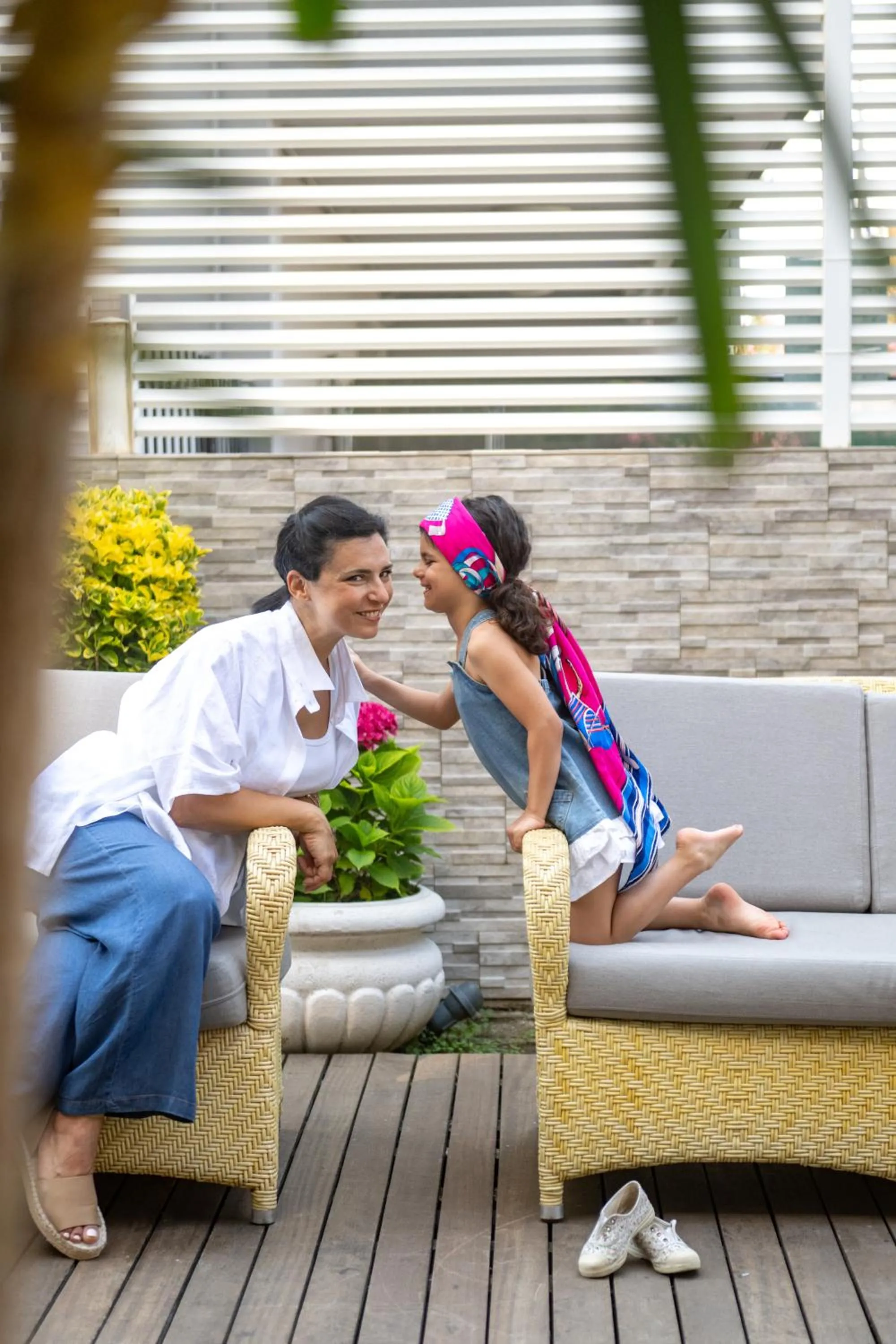 Garden in Hotel Fedora Riccione - FRONTE MARE