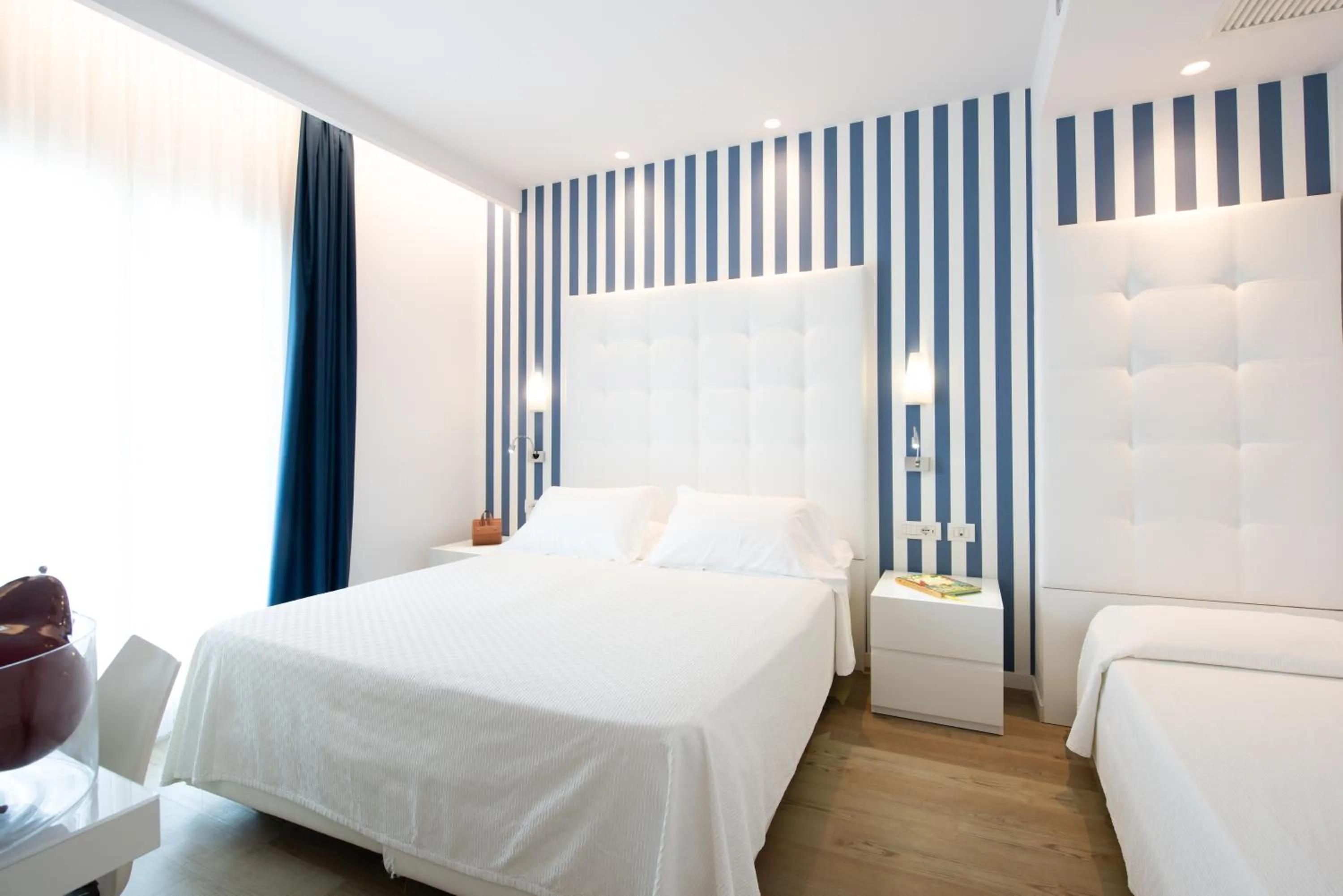 Decorative detail, Bed in Hotel Fedora Riccione - FRONTE MARE