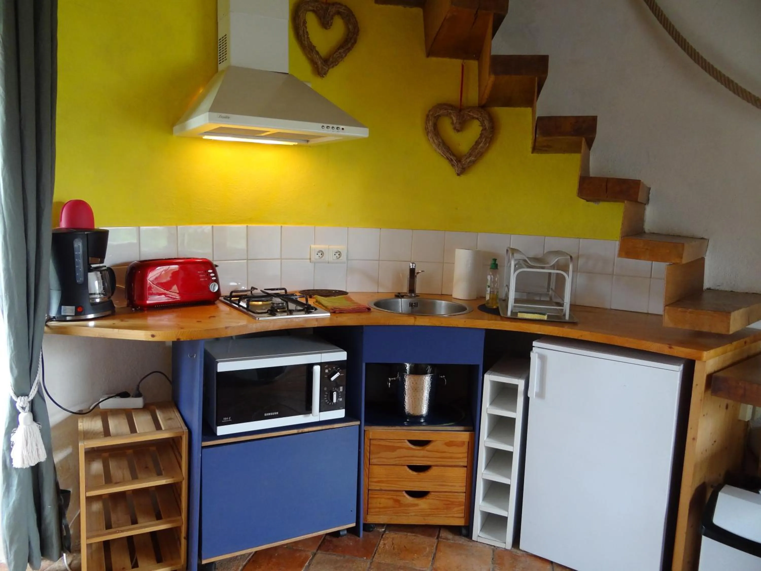 Kitchen or kitchenette in La Tour du Moulin Géant
