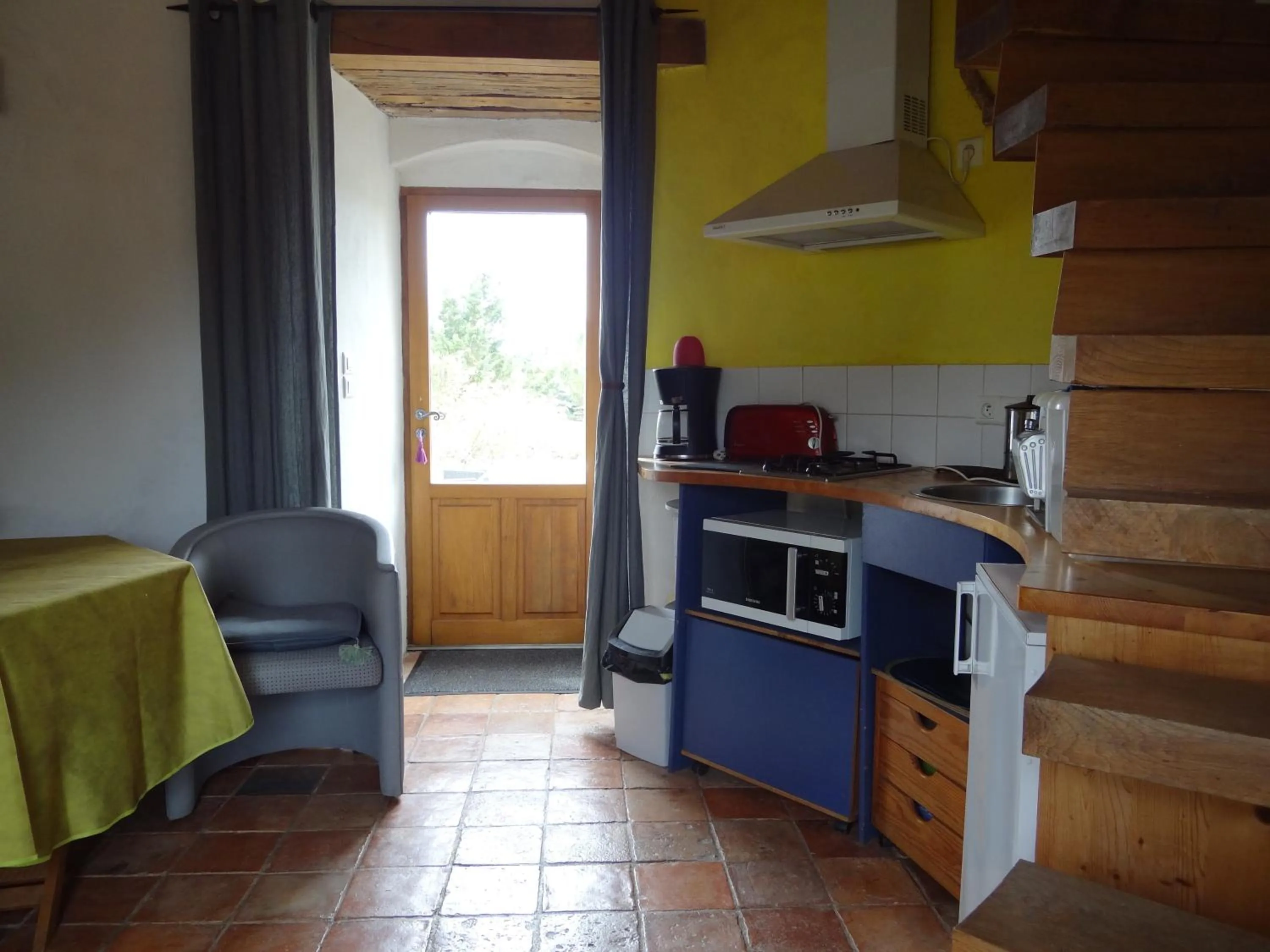 Kitchen or kitchenette in La Tour du Moulin Géant