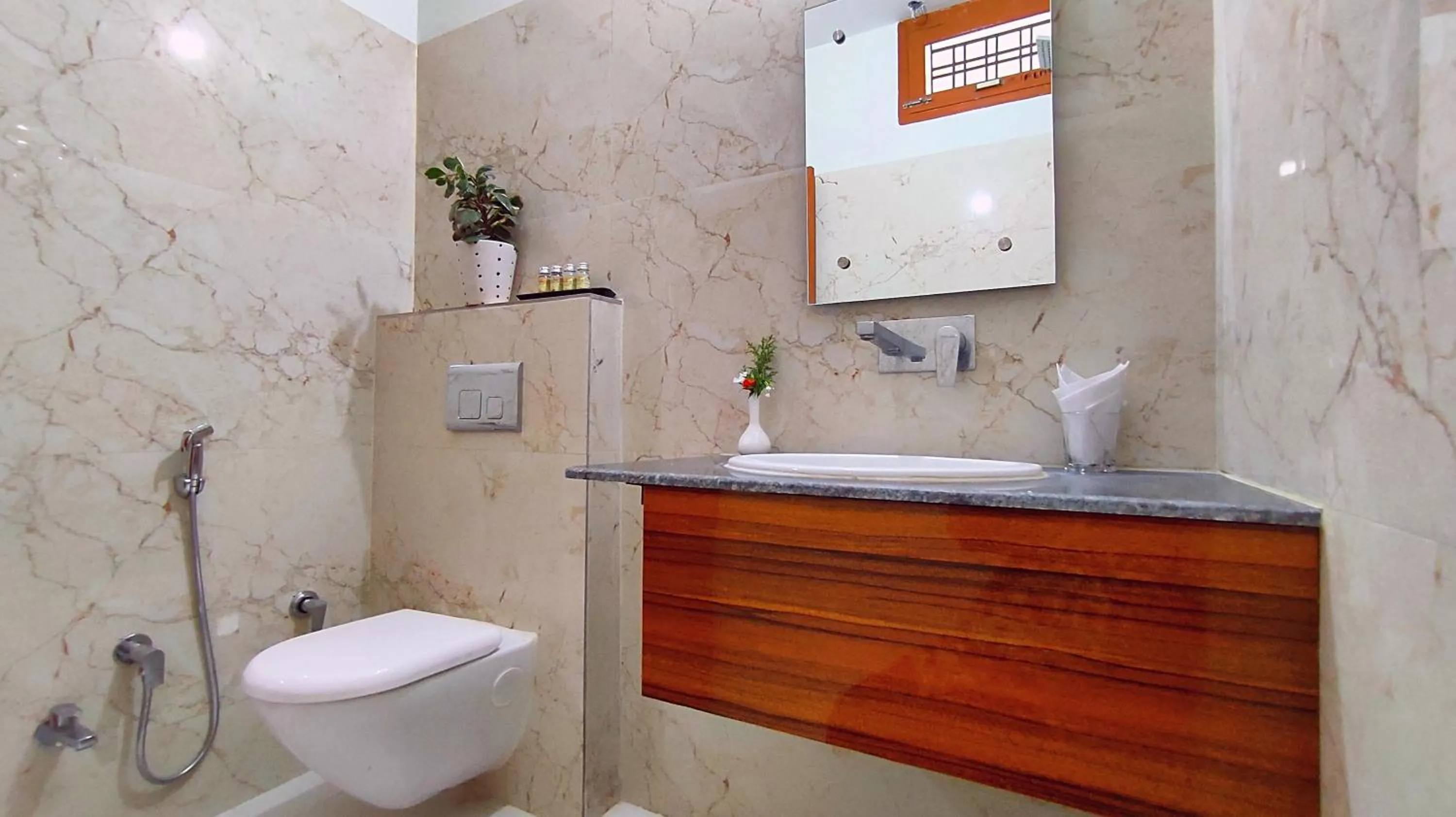 Bathroom in ShriGo Hotel Haridwar