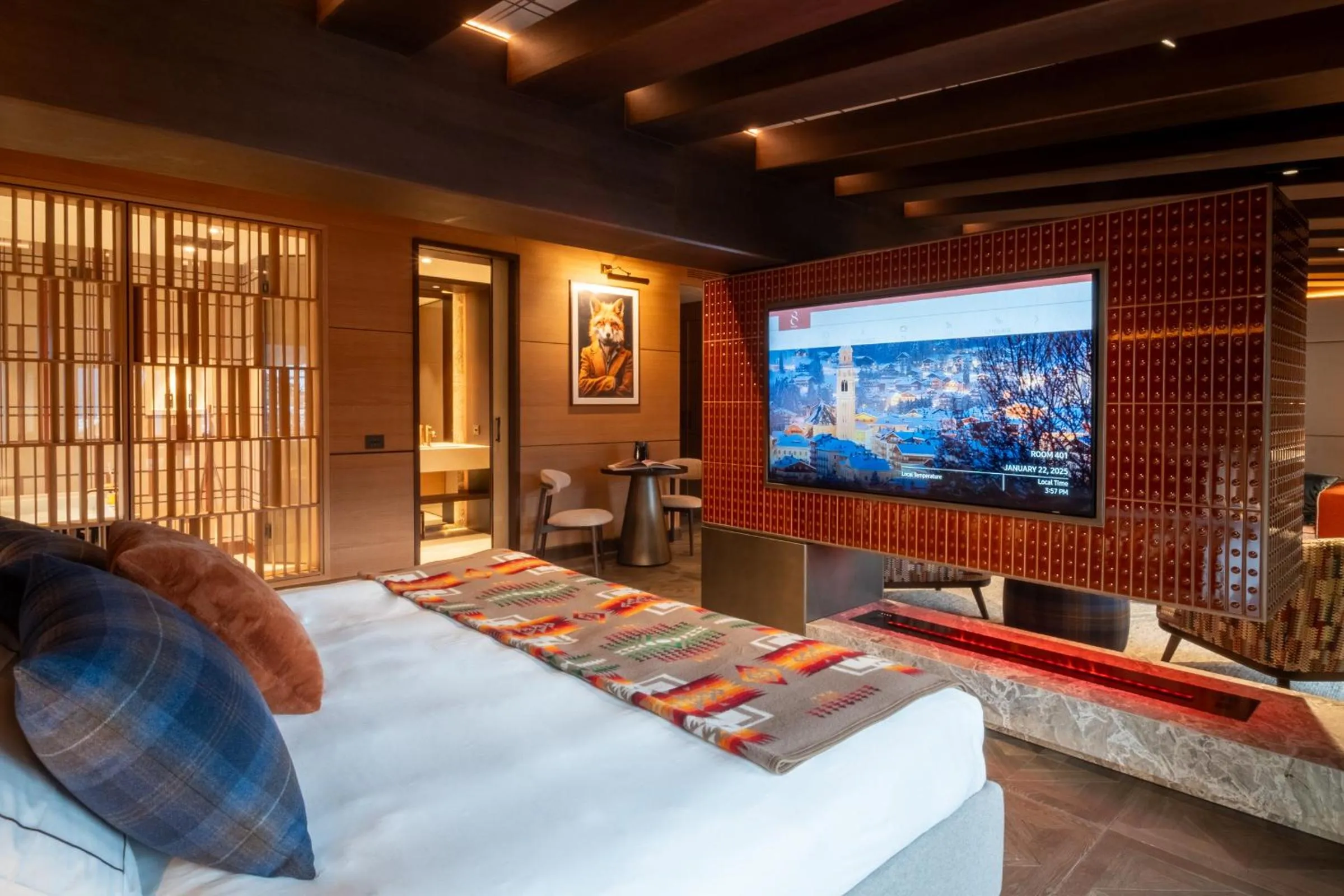 Photo of the whole room, Bed in Eight Cortina