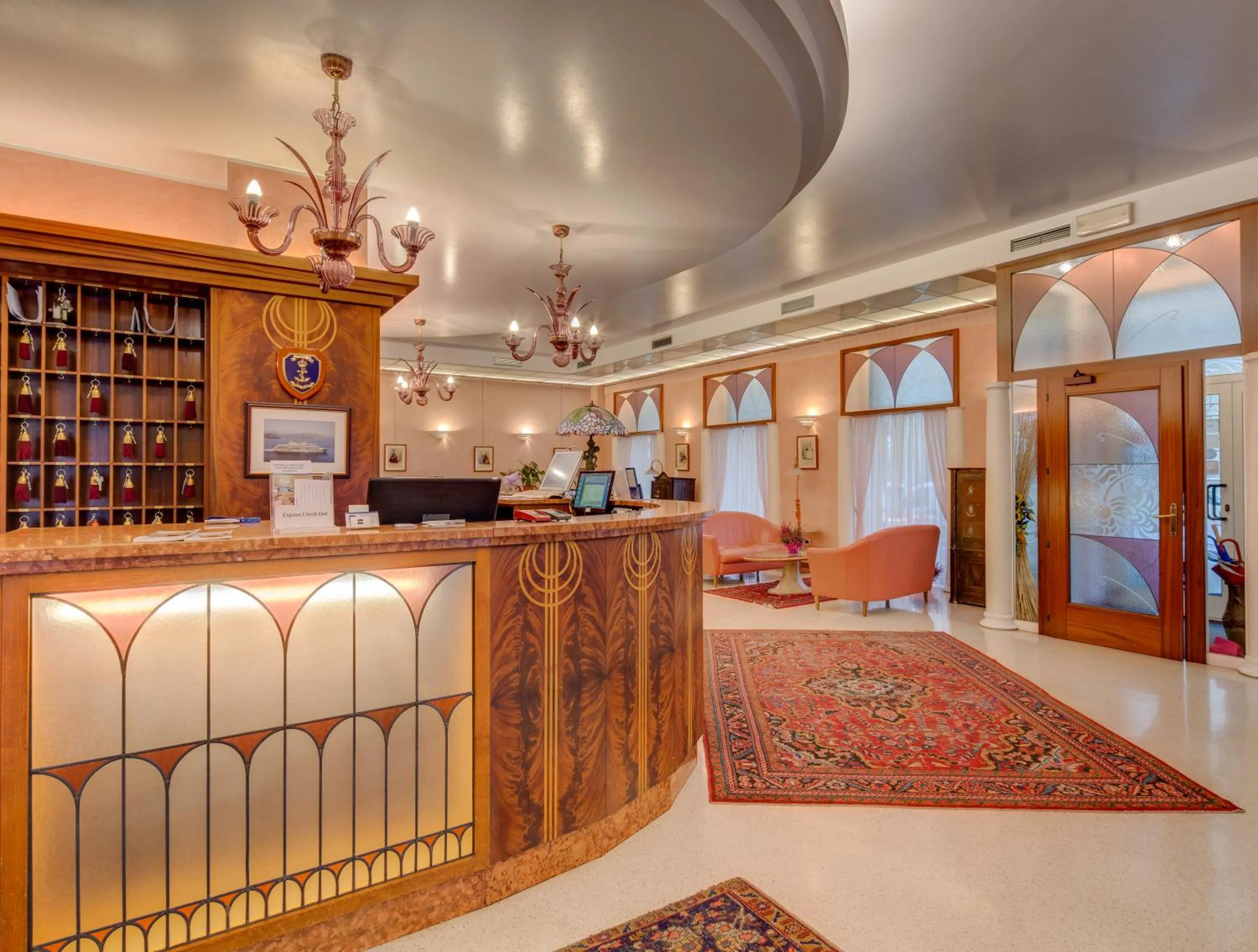 Lobby or reception in Hotel San Giusto