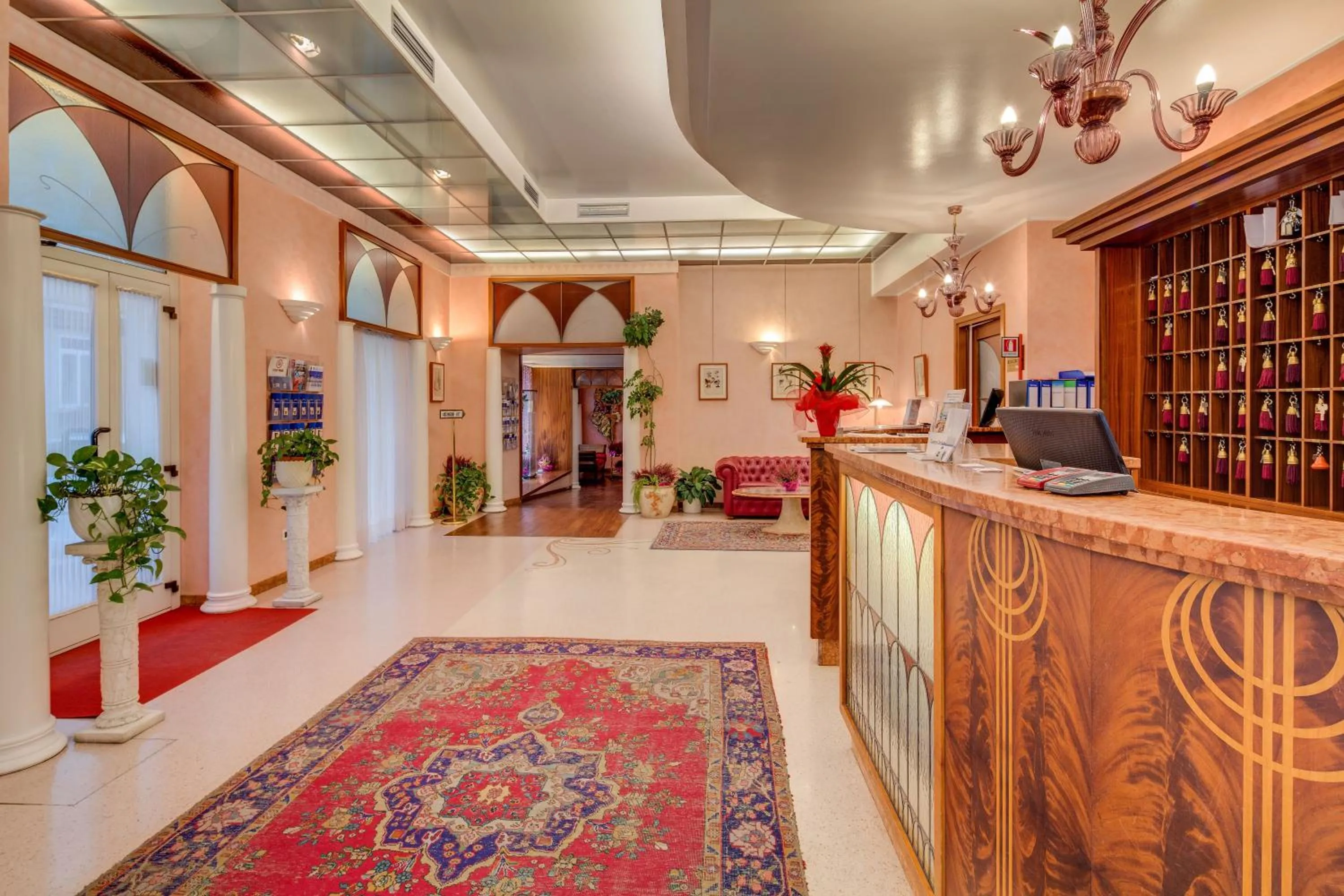 Lobby or reception in Hotel San Giusto