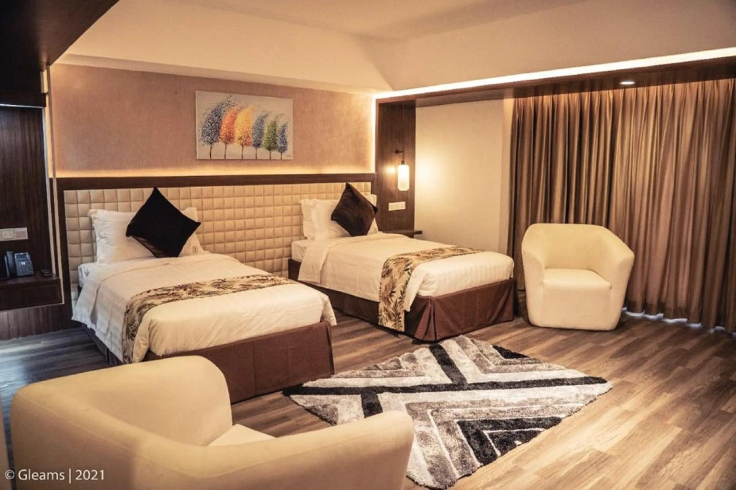 Bed in Grand River View Hotel - Rajshahi