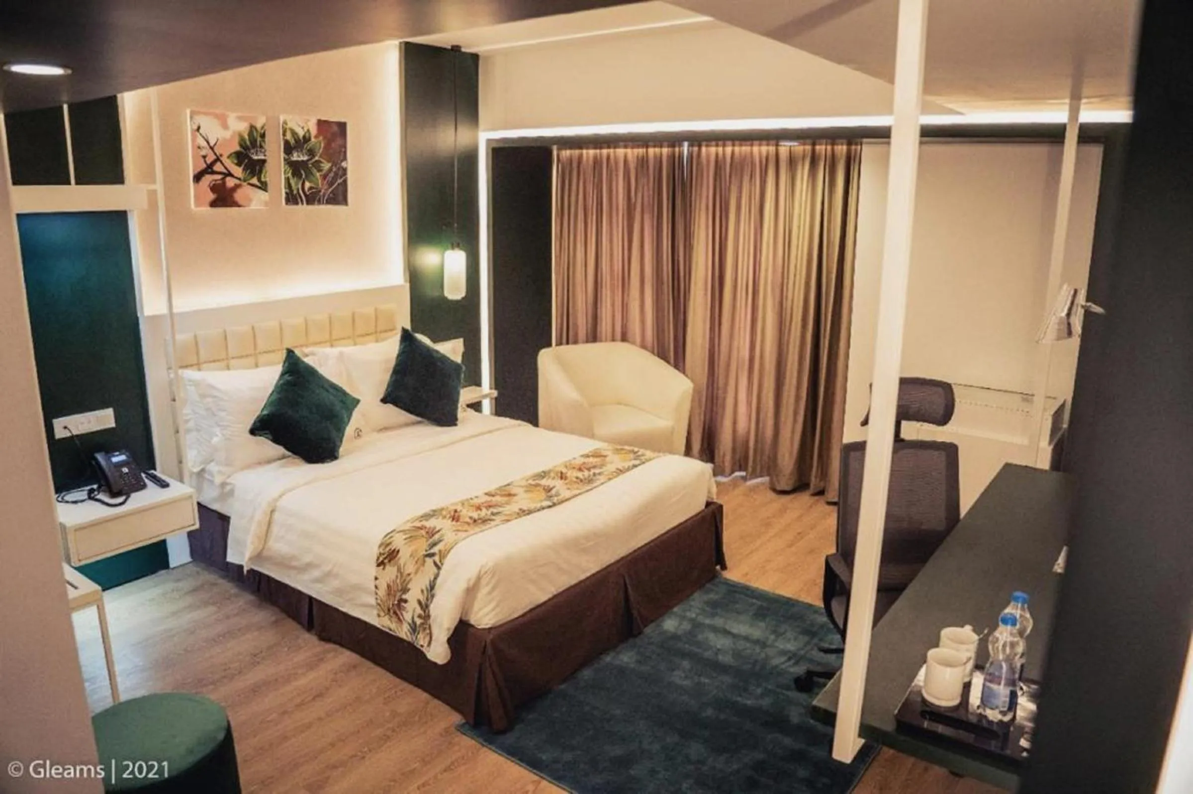 Bed in Grand River View Hotel - Rajshahi