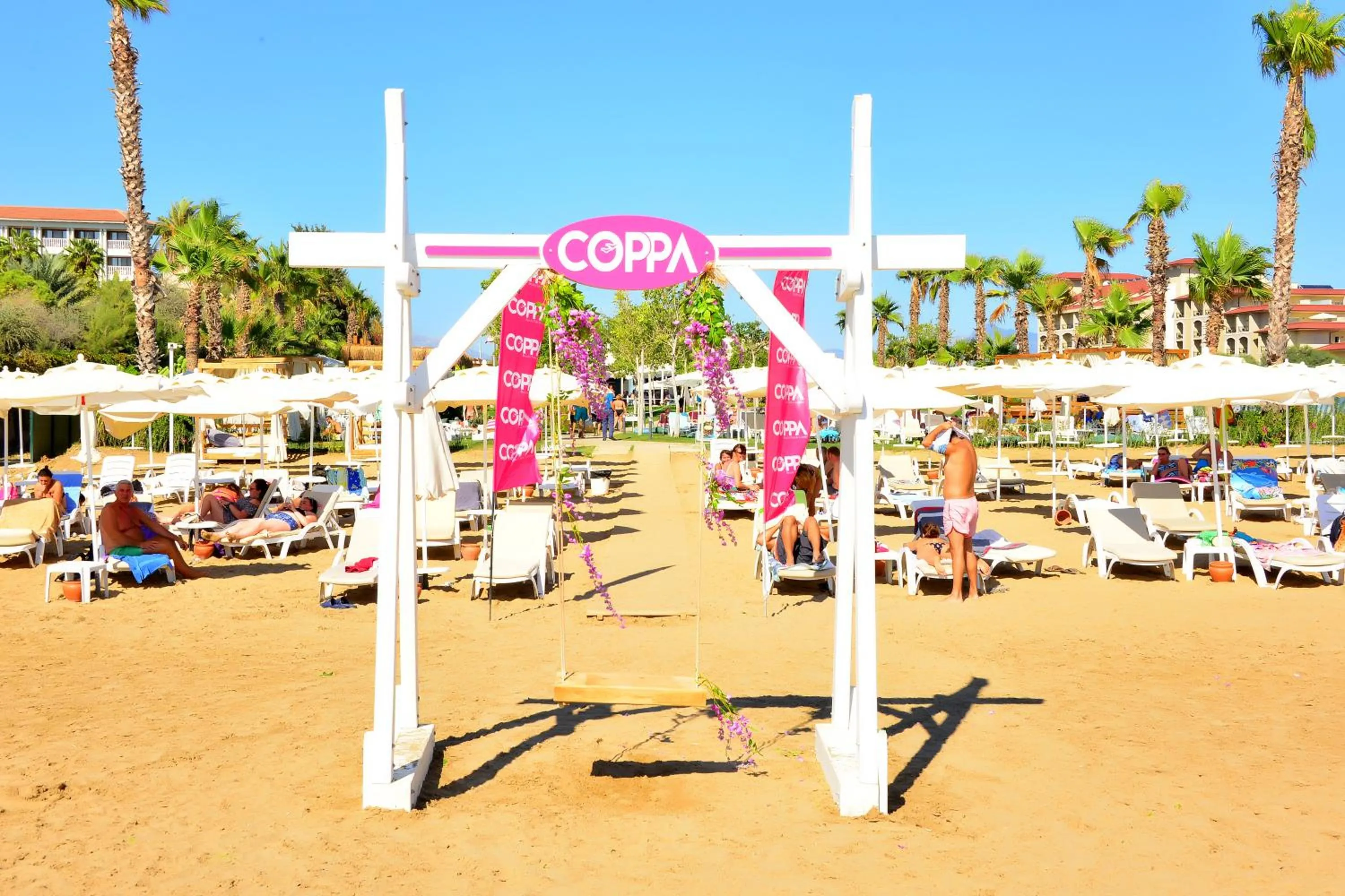 Beach in A Hotel Side