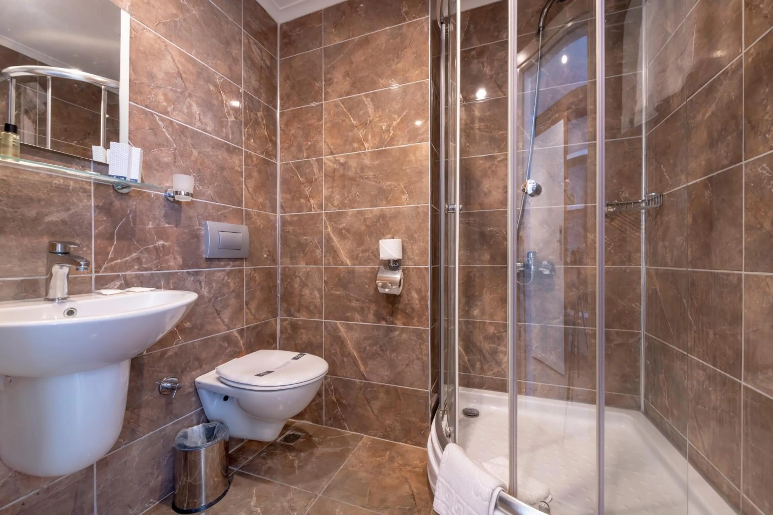 Shower in A Hotel Side