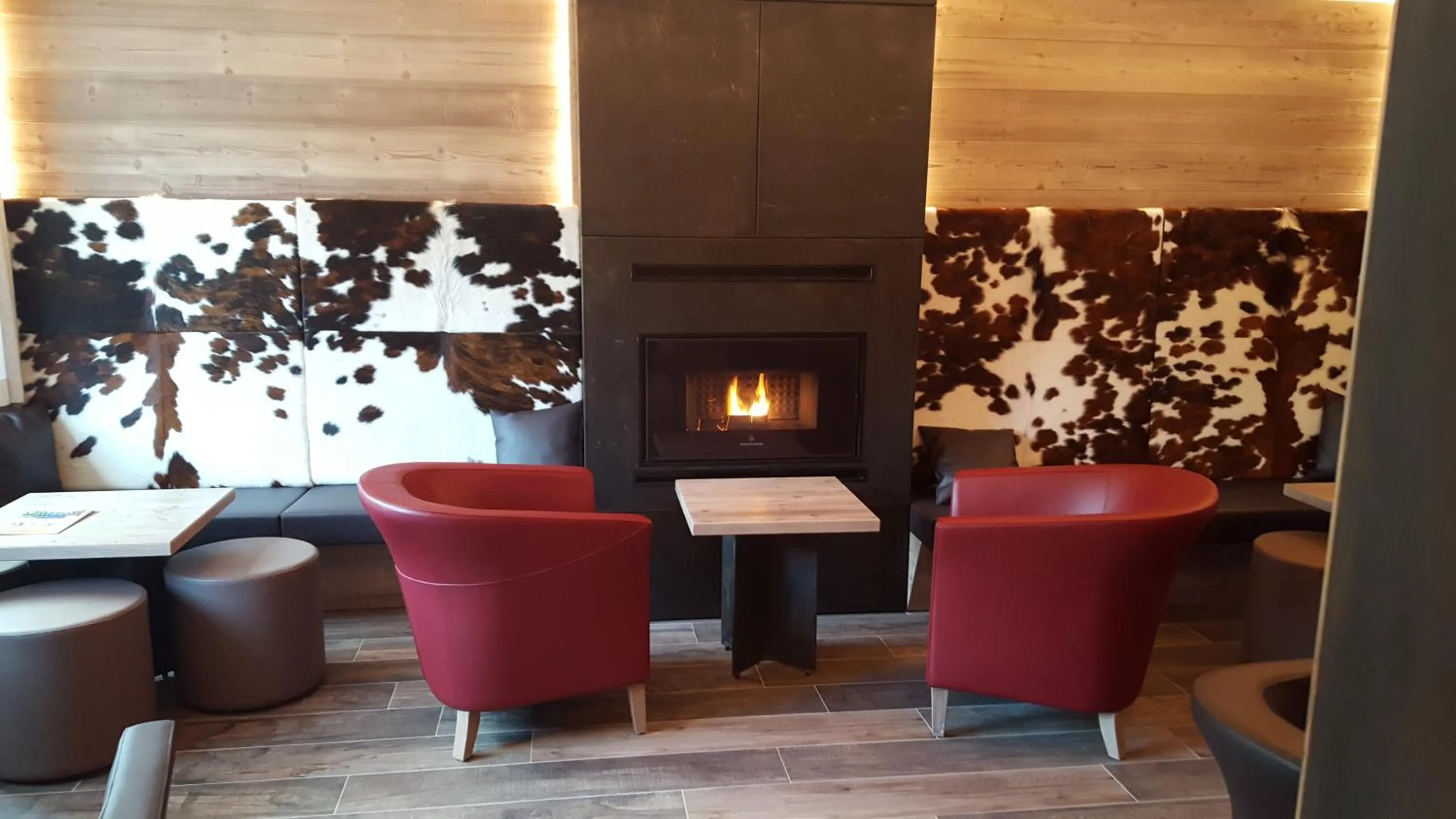 Lobby or reception in Hotel Garni Arnica ***S