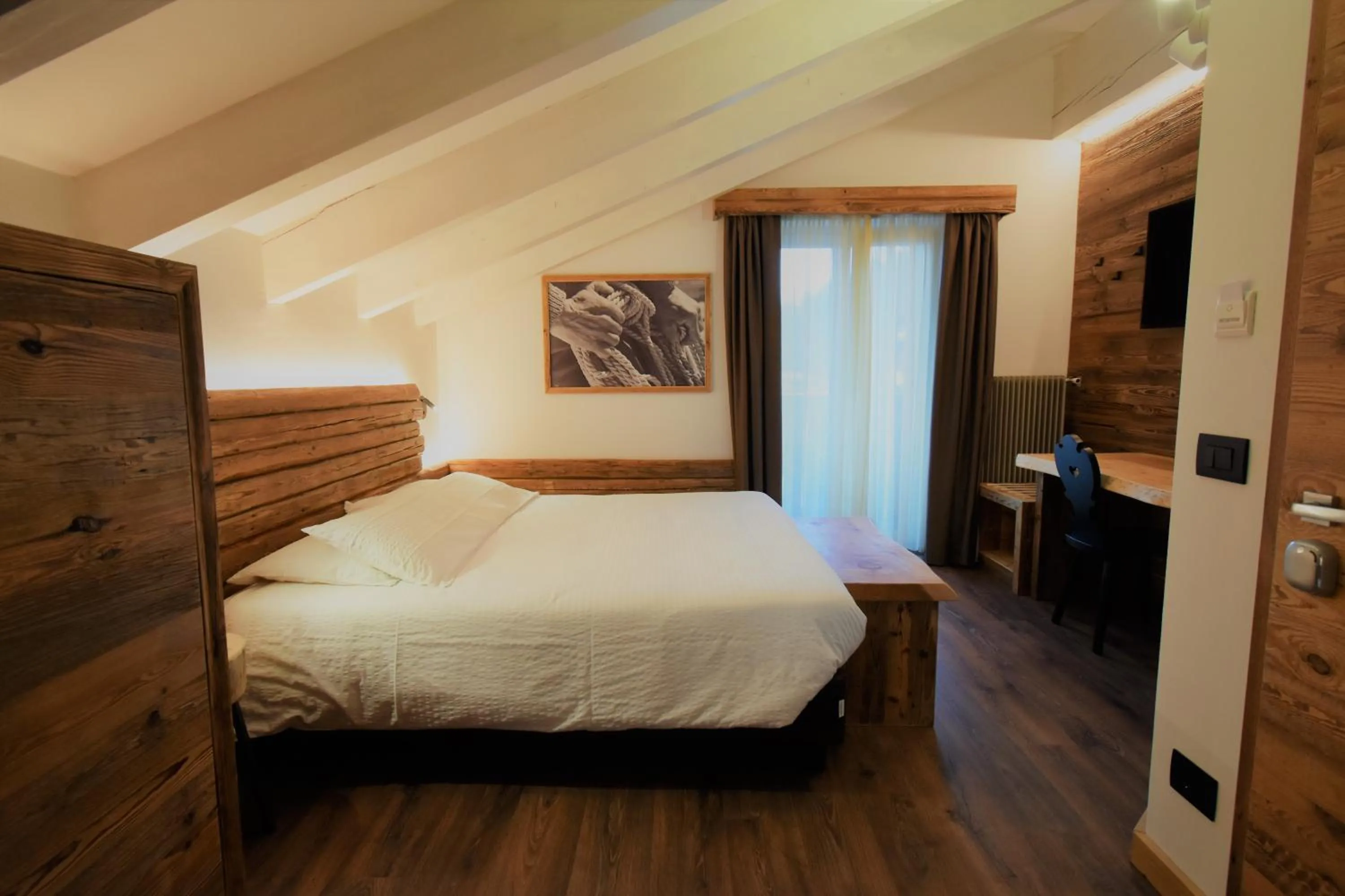 Bedroom, Bed in Hotel Garni Arnica ***S