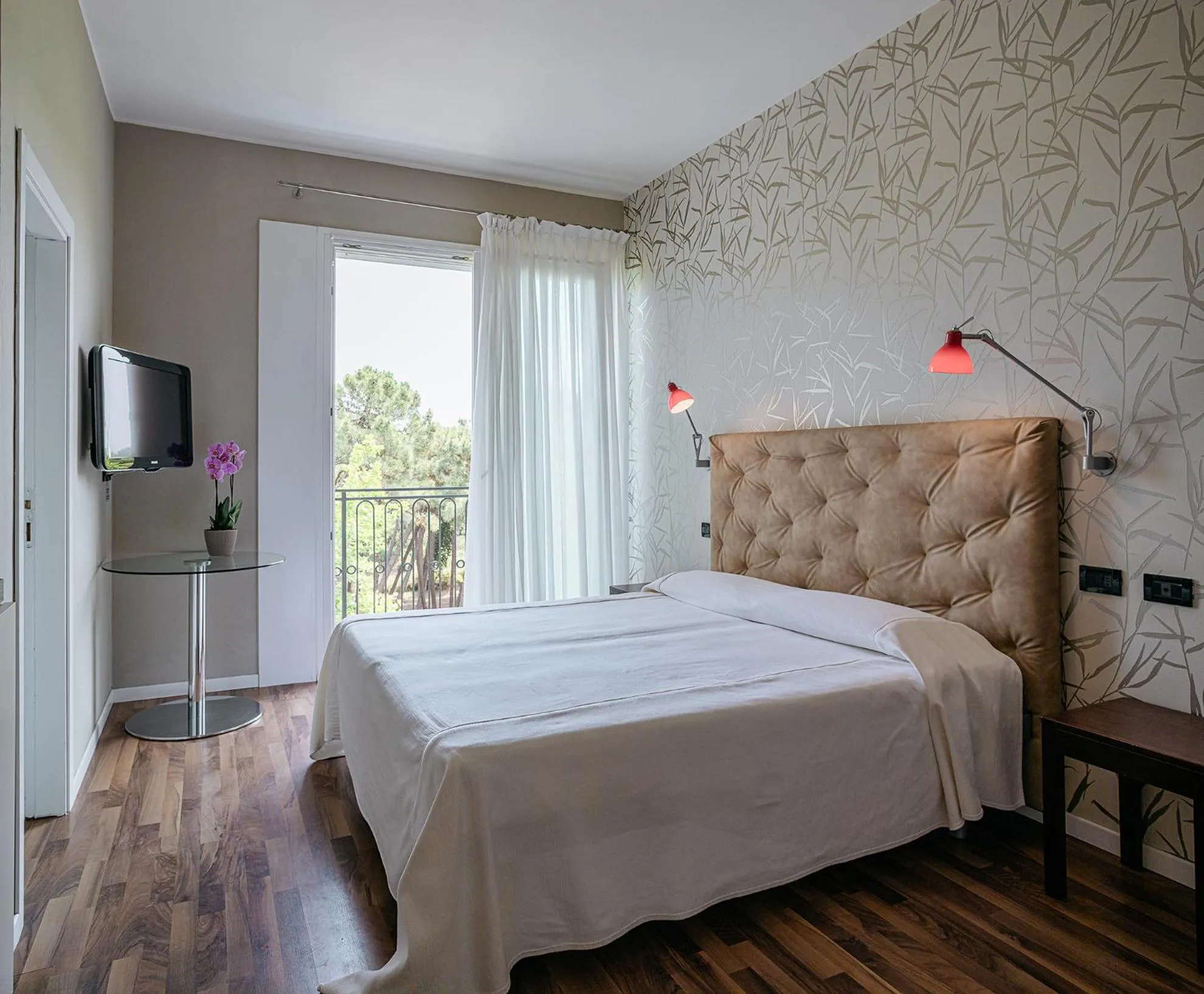 Bed in Hotel Corallo