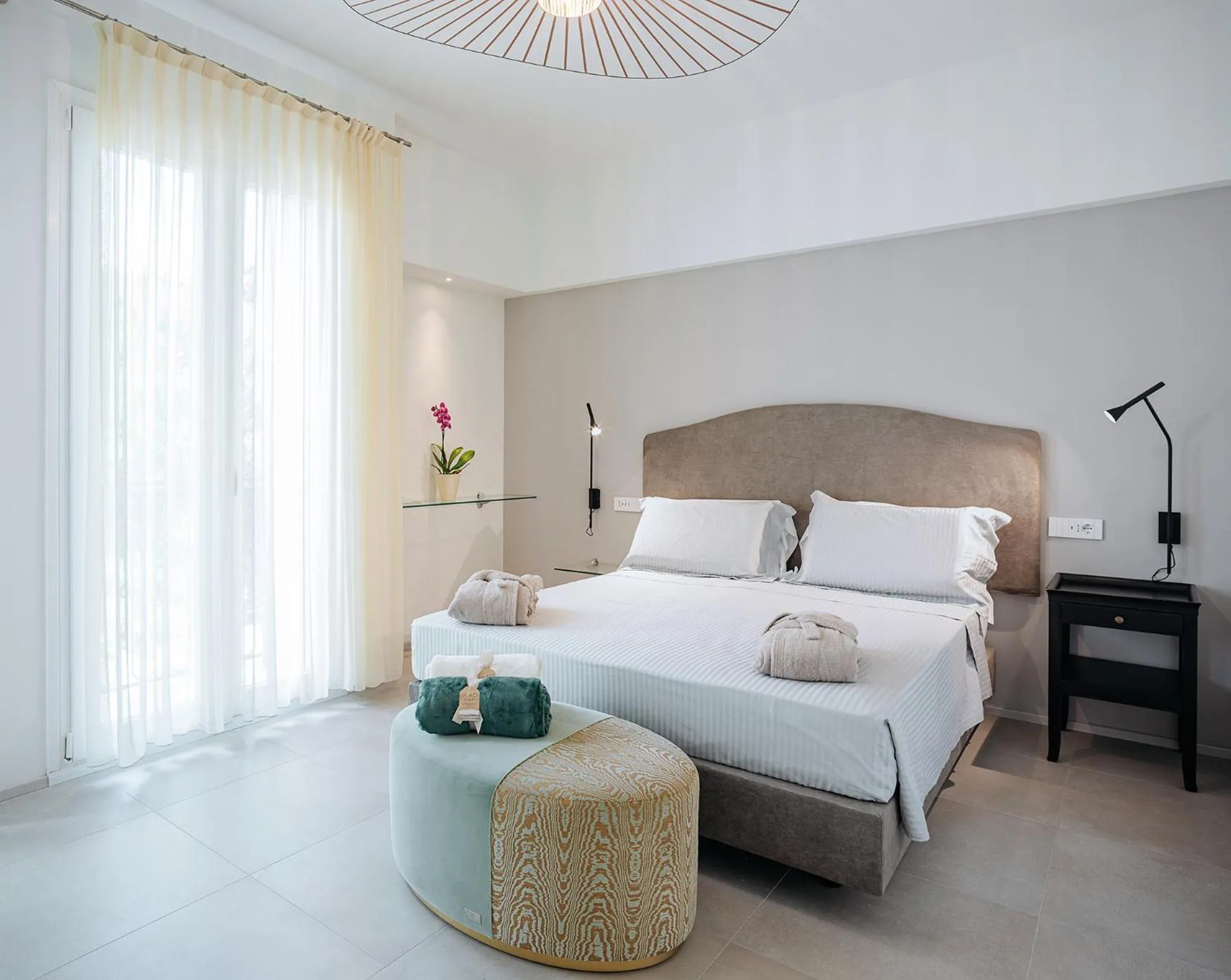 Bed in Hotel Corallo