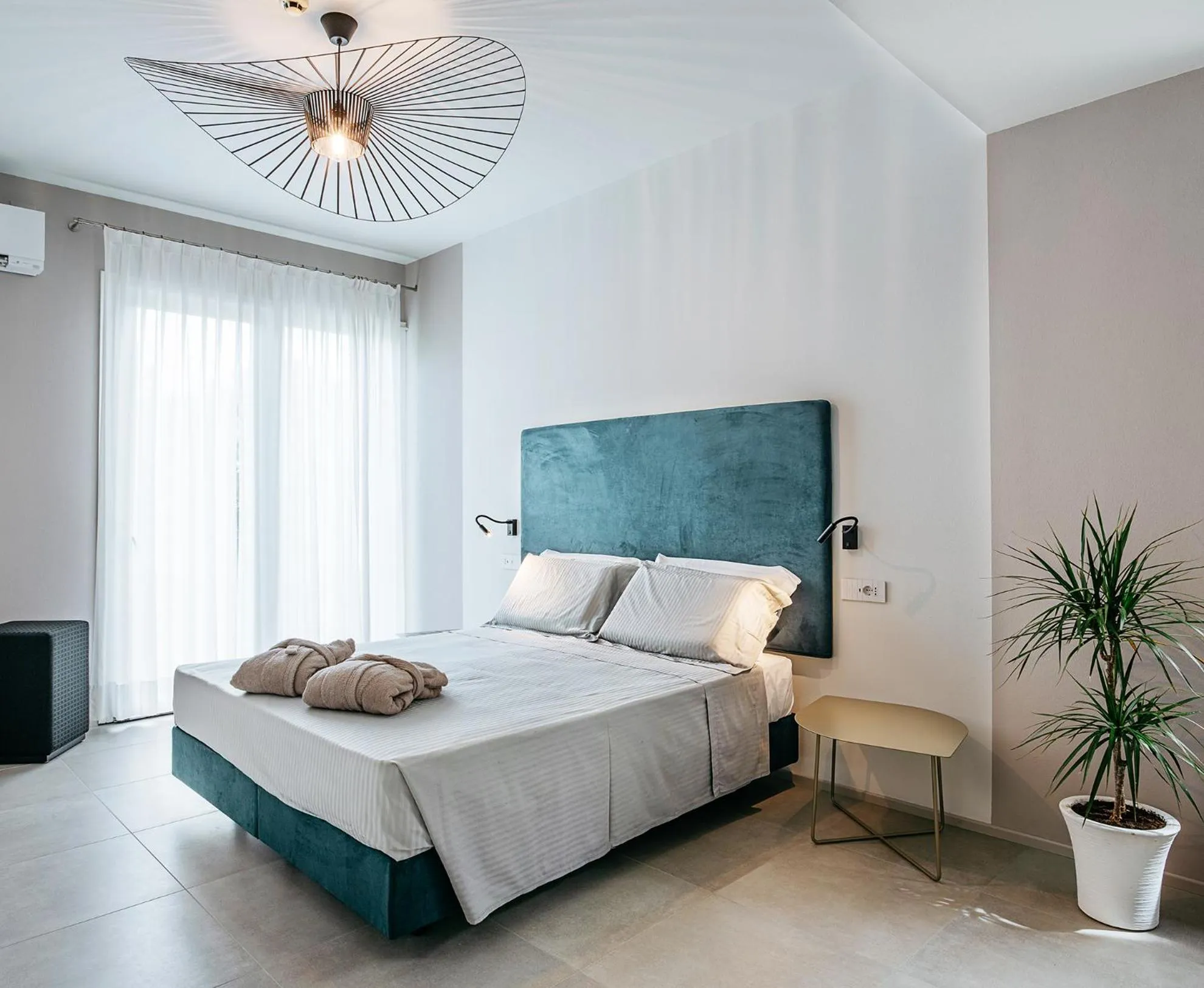 Bed in Hotel Corallo