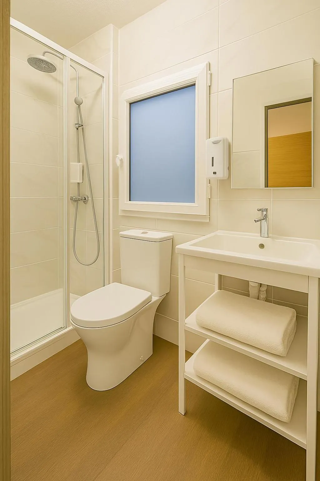 Shower in Class'eco Liège