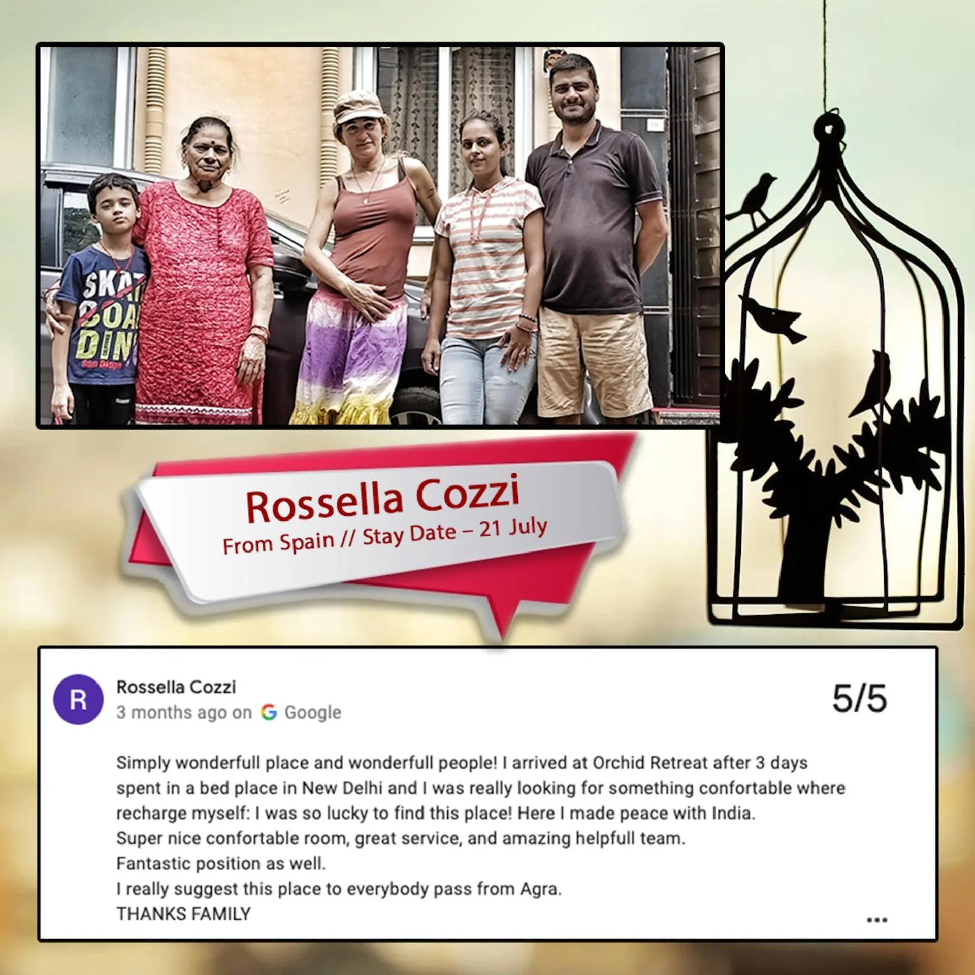 Guests in The Orchid Retreat