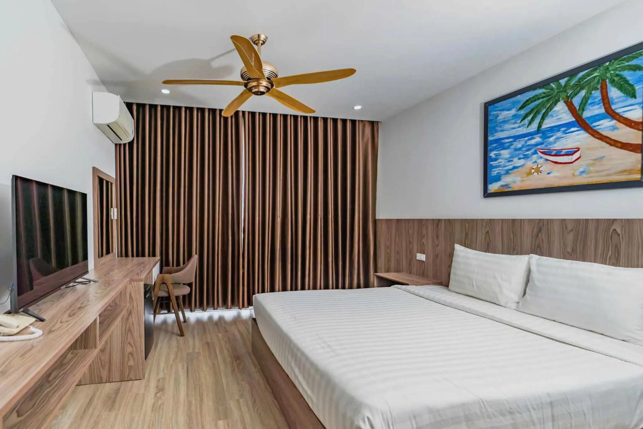 Communal lounge/ TV room, Bed in 1 Stop ViVi An Bang Beach Hoi An Hotel