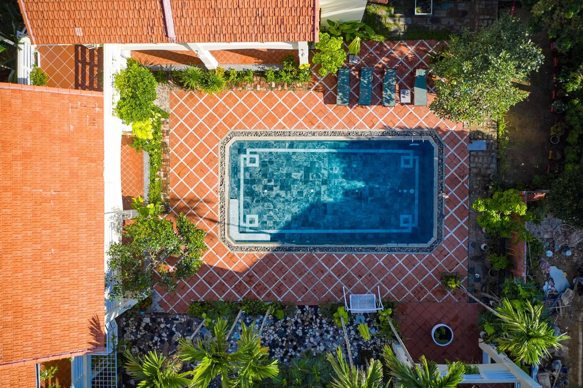 Bird's eye view in The Muse House