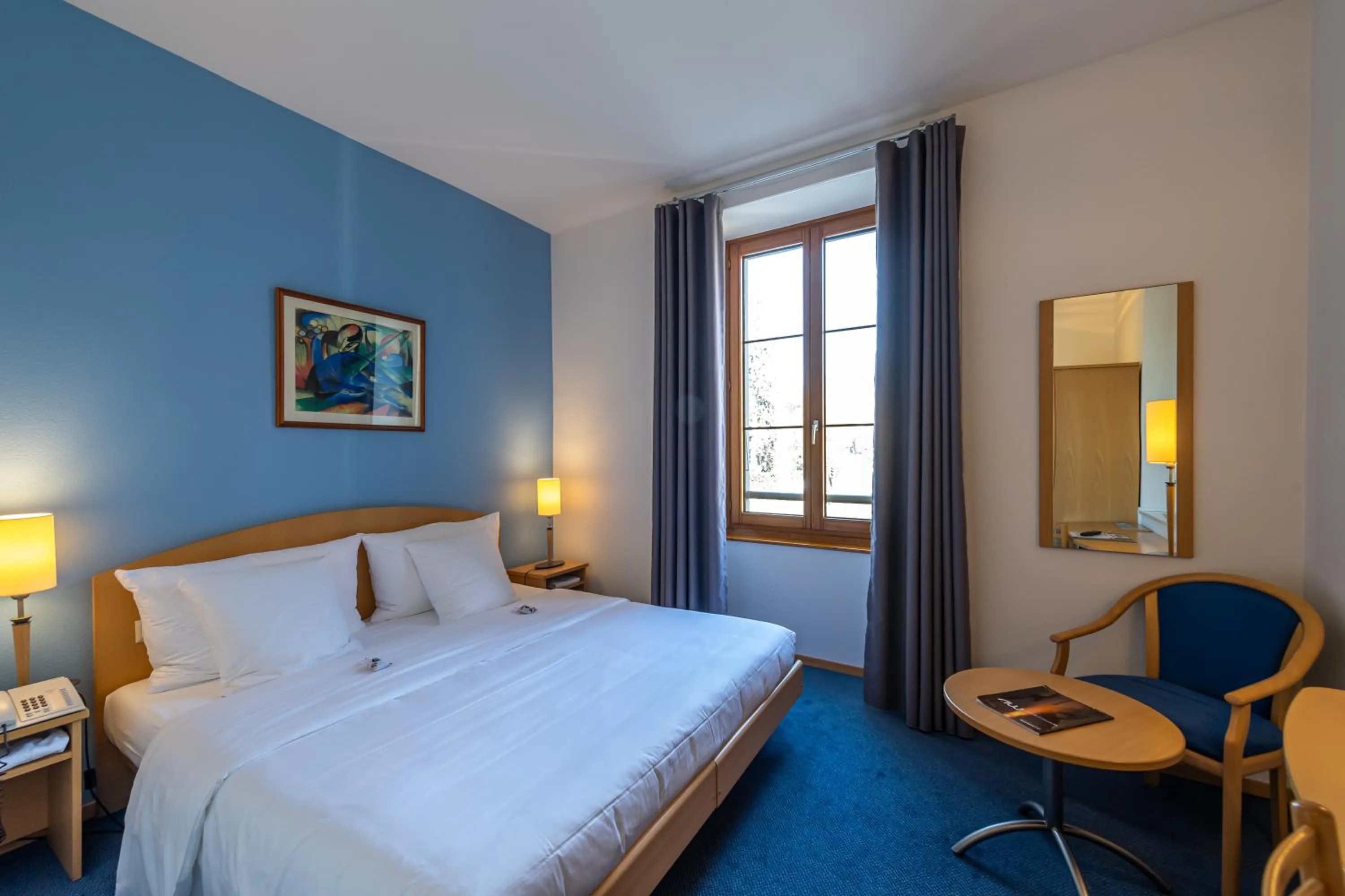 Bed in Hôtel Bon Rivage