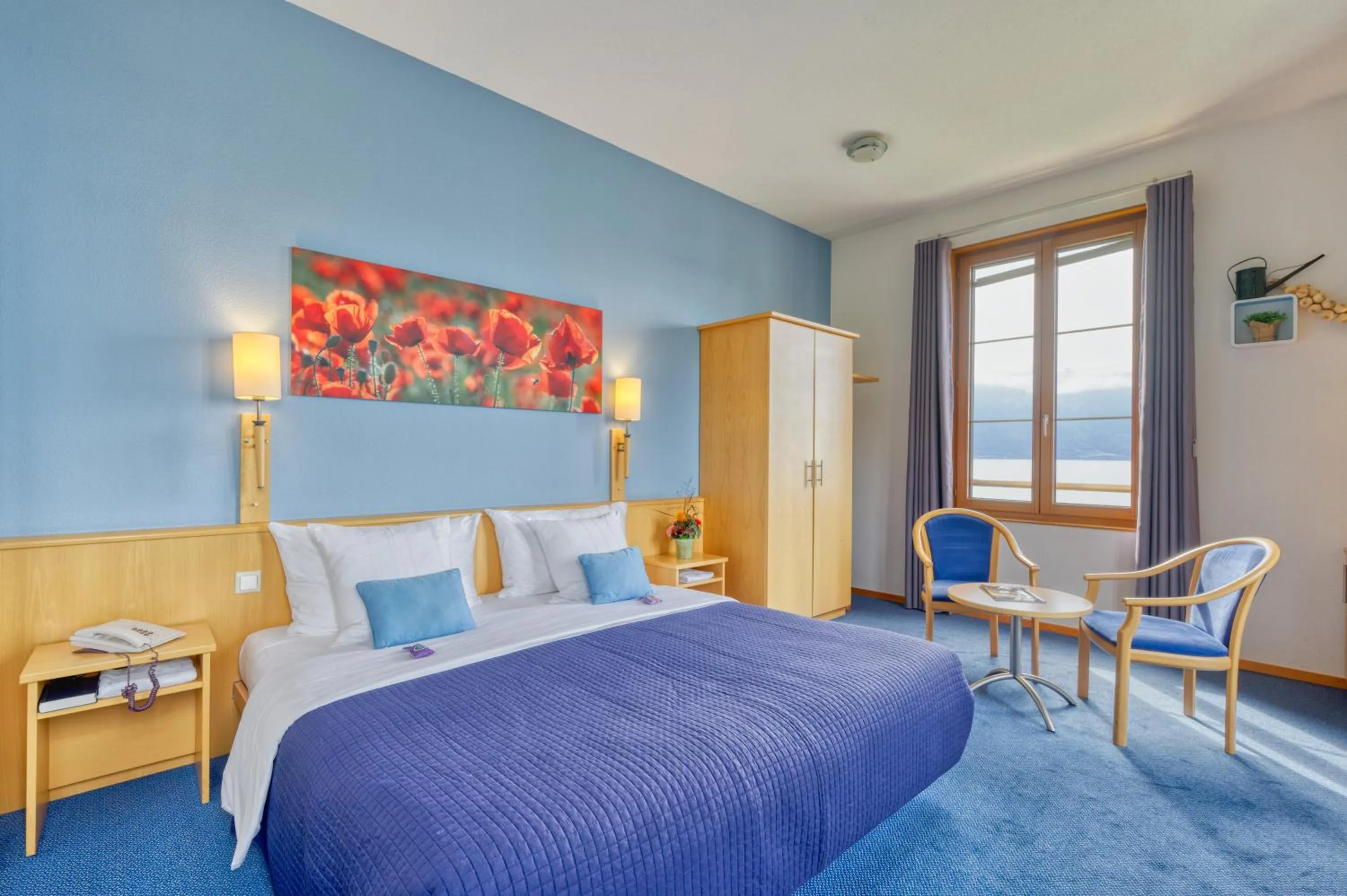 Bed in Hôtel Bon Rivage