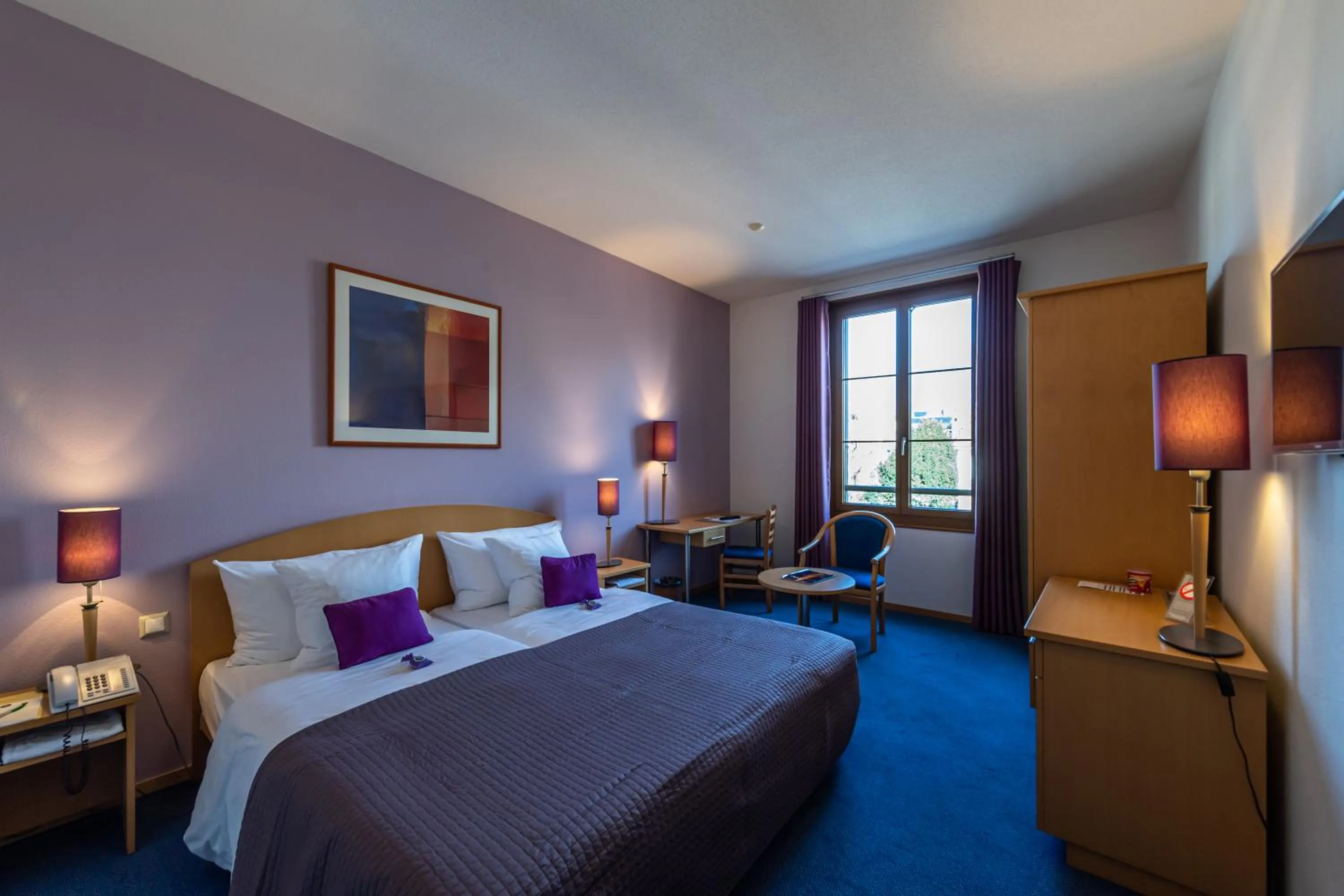 Bed in Hôtel Bon Rivage