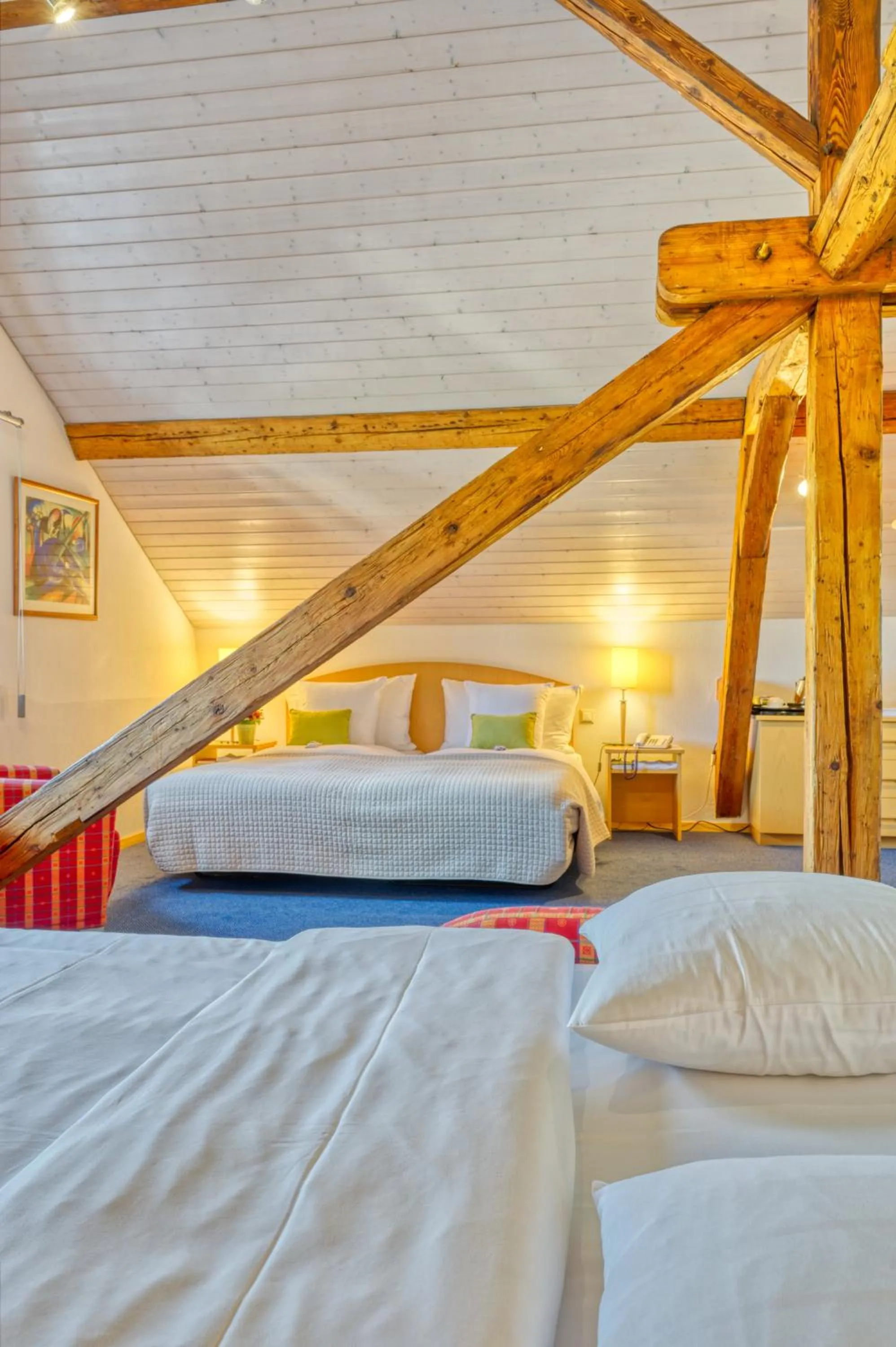 Bed in Hôtel Bon Rivage