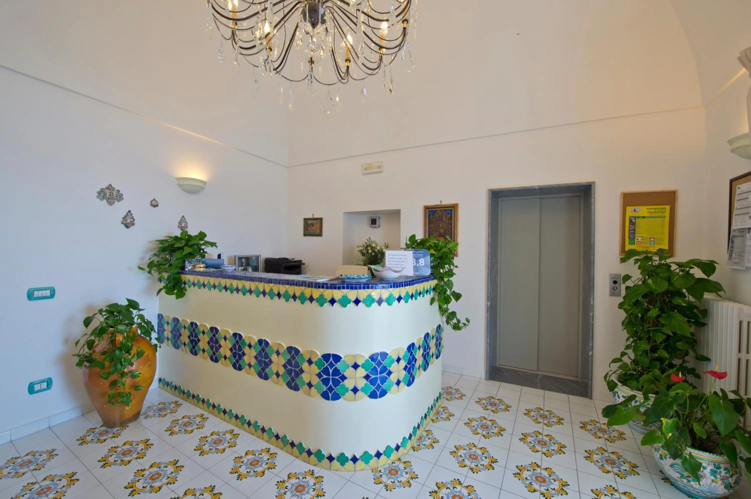 Lobby or reception in Palazzo Talamo