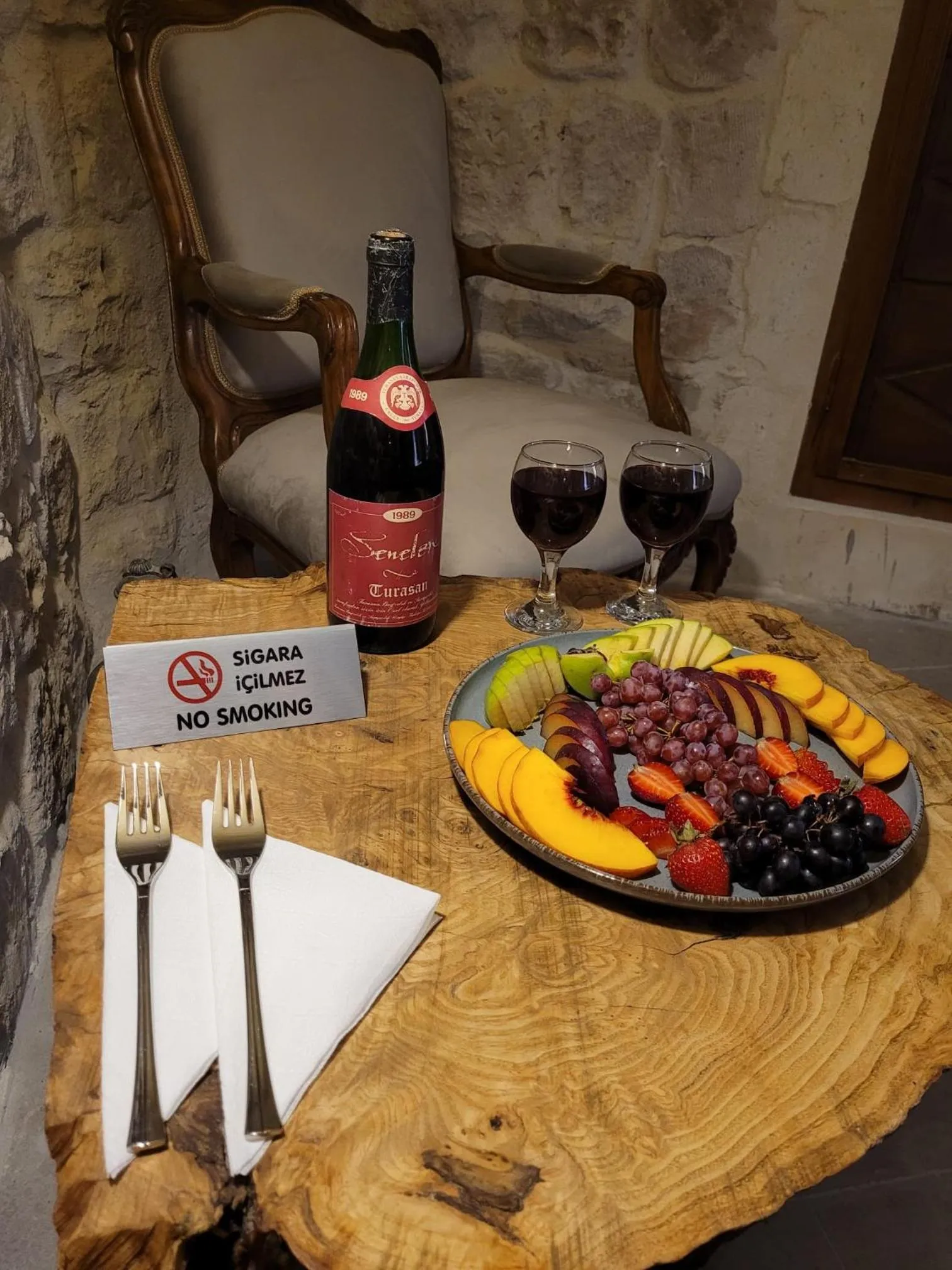 room service in Kapalos Cave Hotel