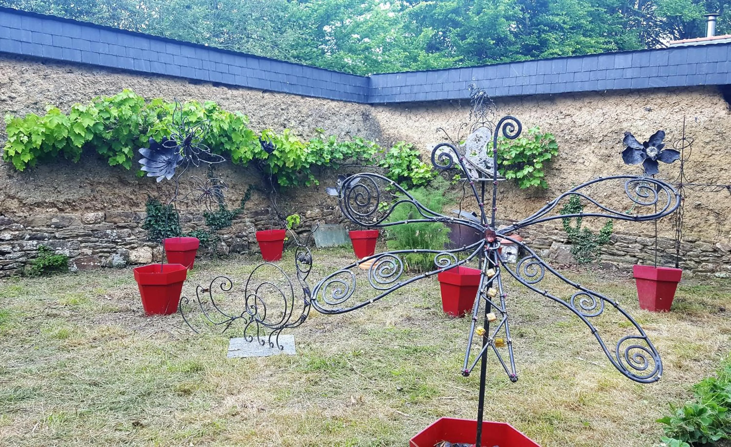 Garden in B&B L'Atelier du Presbytère