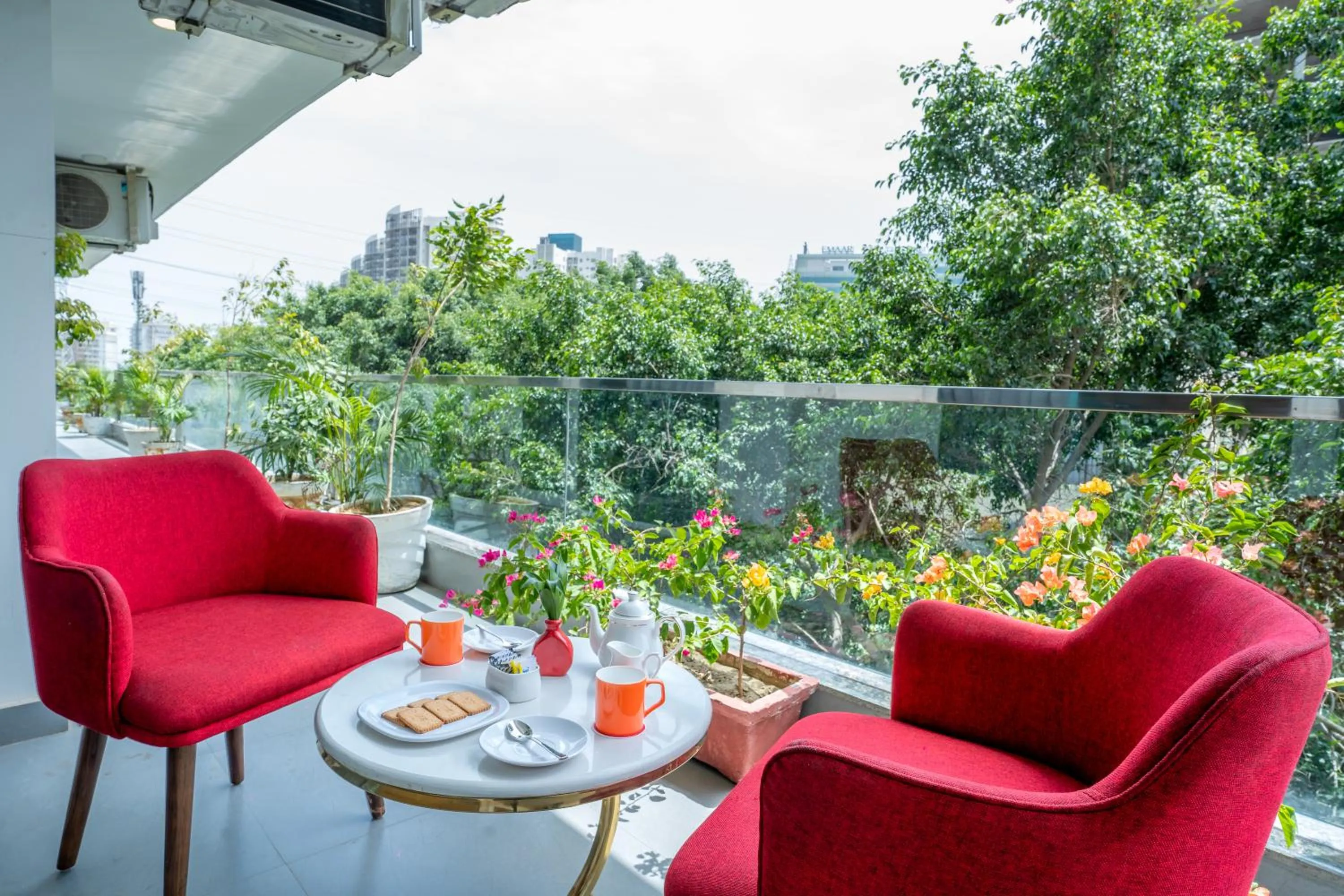 Balcony/Terrace in Inde Hotel Golf Course Extension, Gurgaon