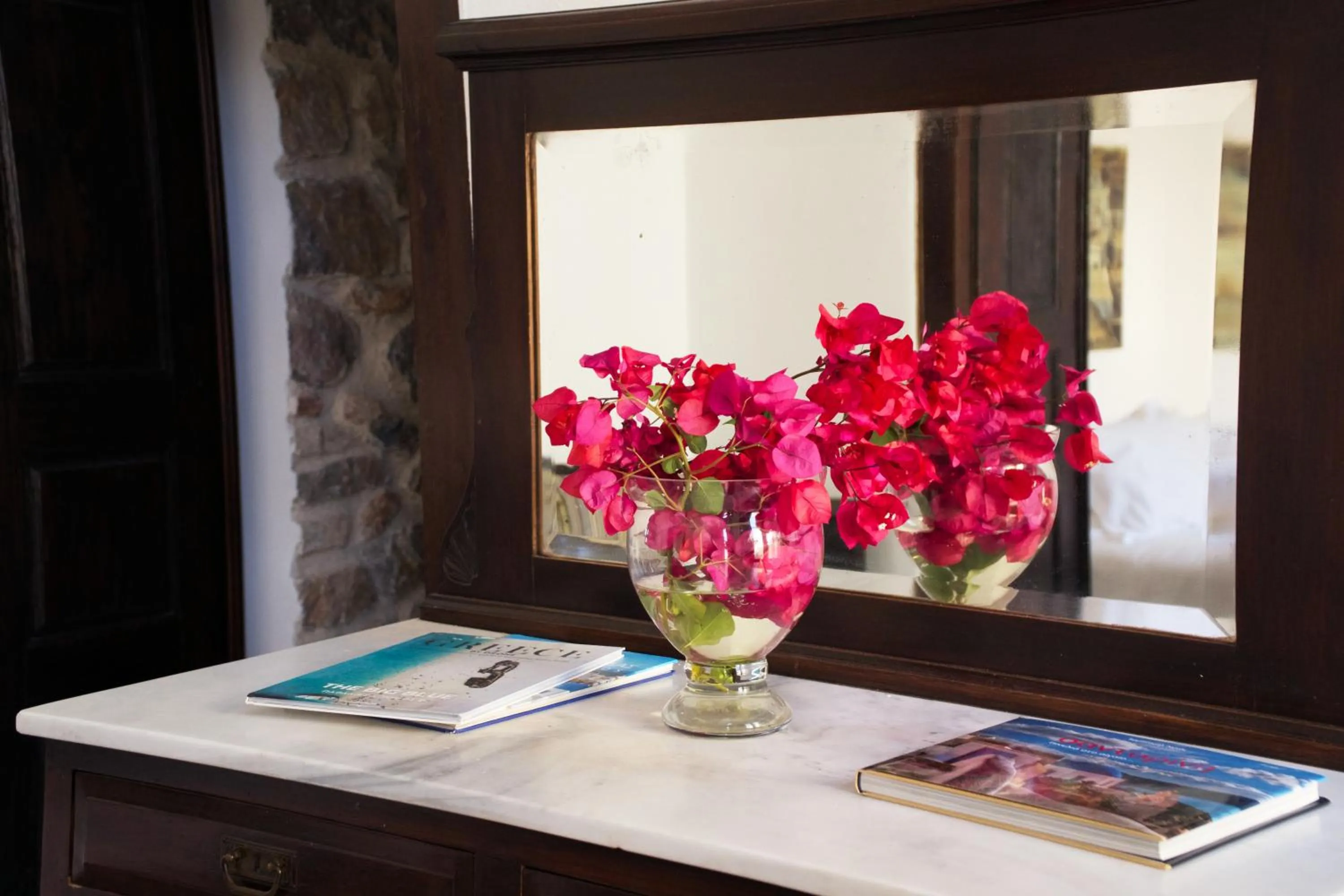 Decorative detail in Santorini Heritage Villas