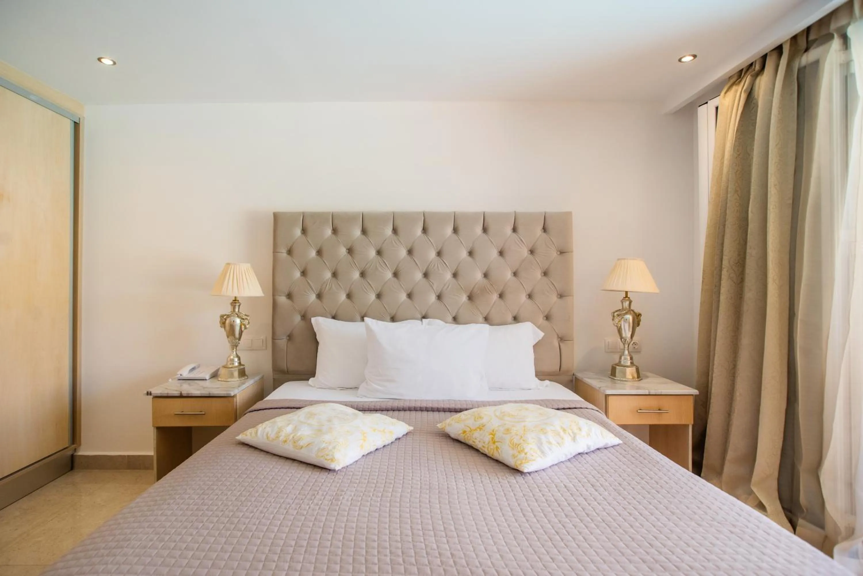 Bedroom, Bed in Cavomarina Beach- Adults Only