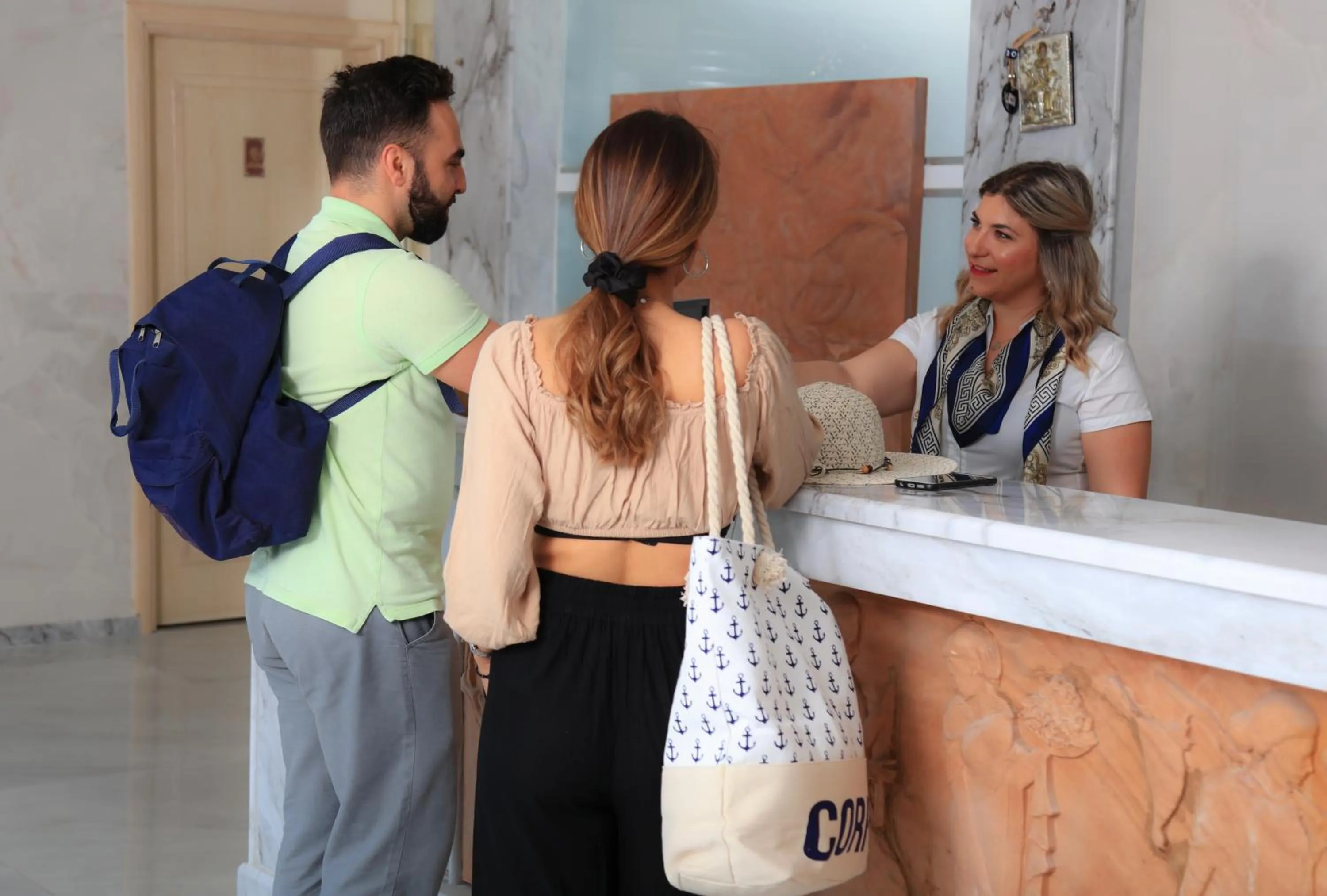 Staff in Cavomarina Beach- Adults Only