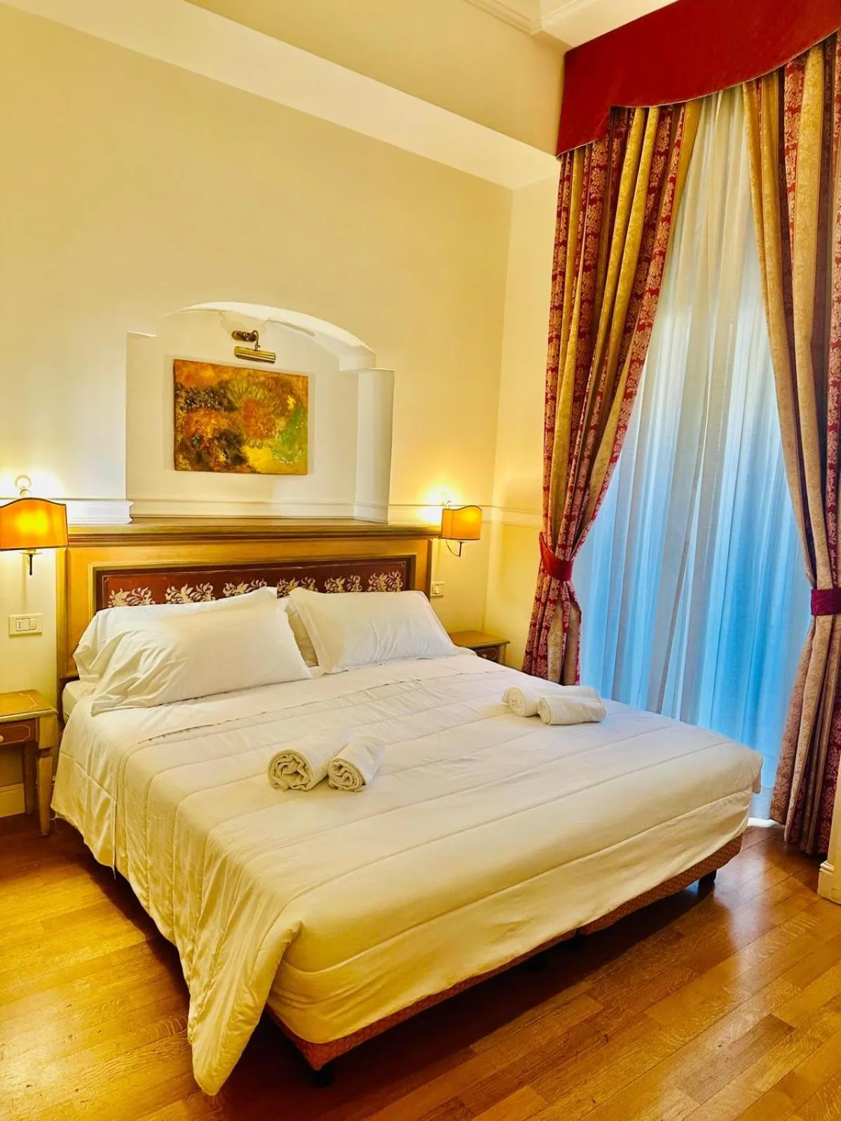 Bed in Il Gattopardo Relais