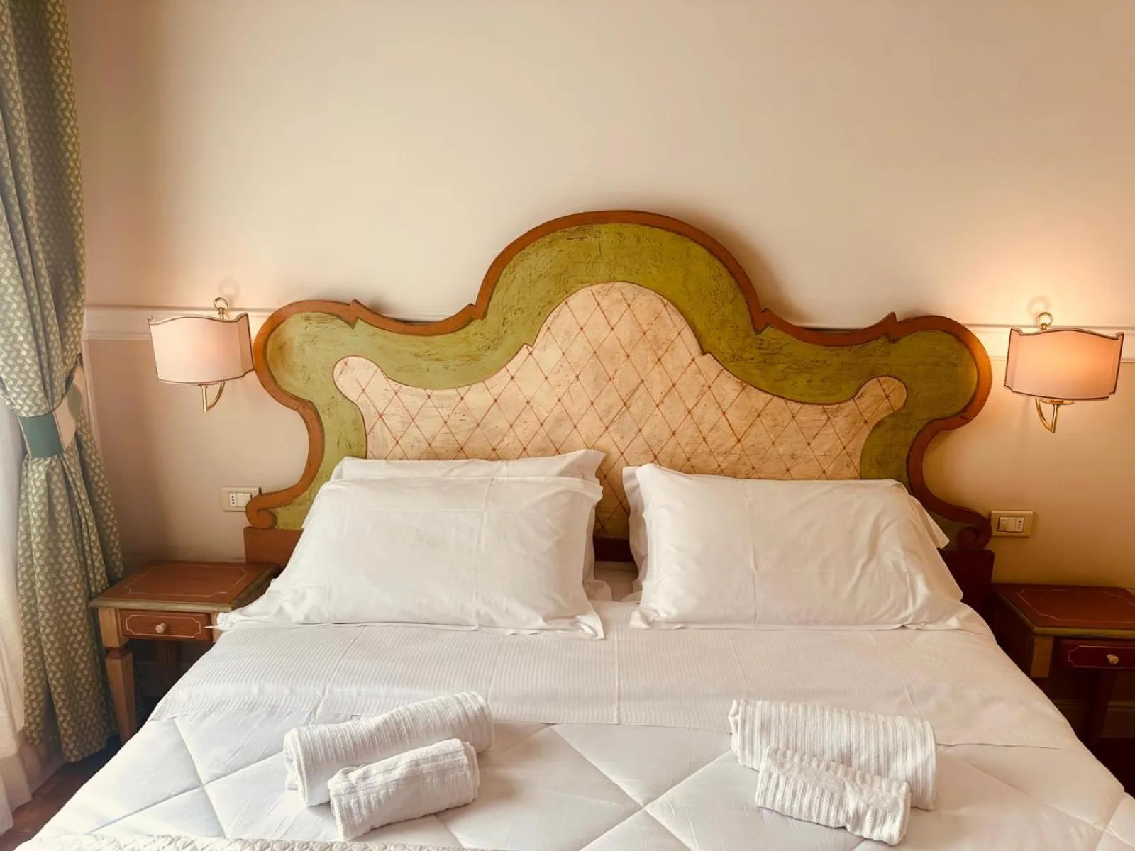Bed in Il Gattopardo Relais